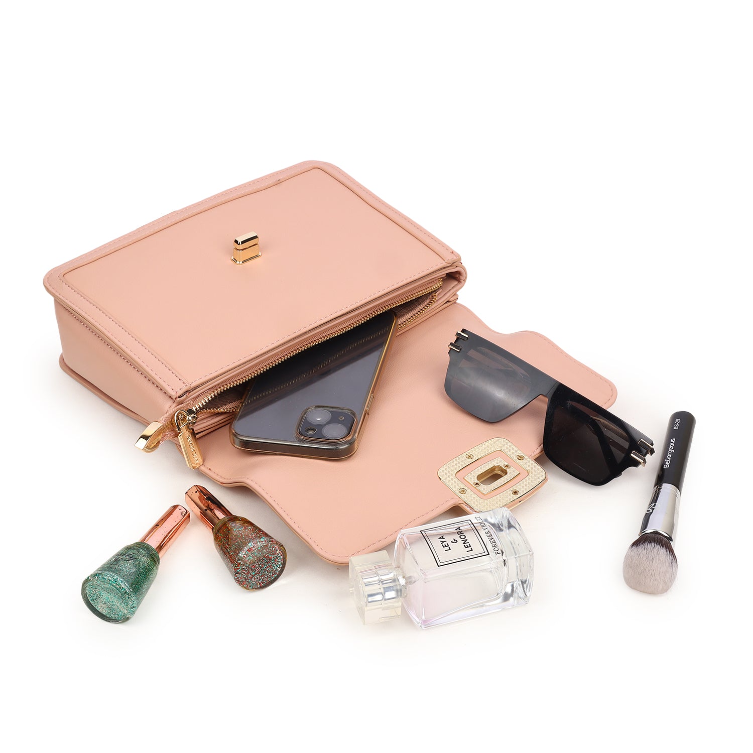 Magnolia Iris Sling Bag Pastel Pink