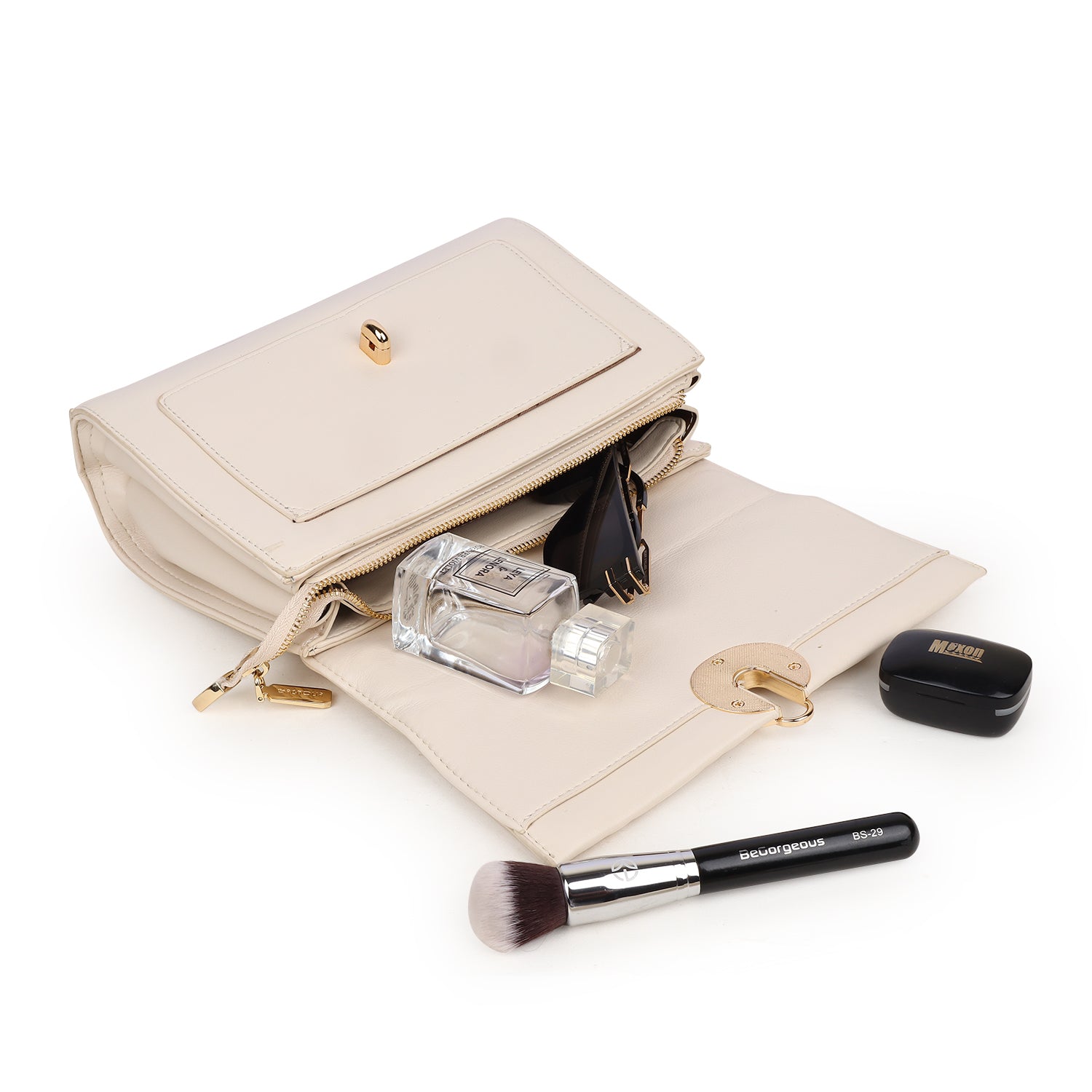 Magnolia Sylvie Quilted Sling Bag White