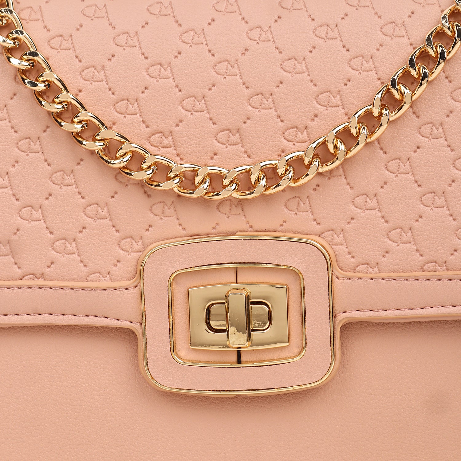 Magnolia Iris Sling Bag Pastel Pink