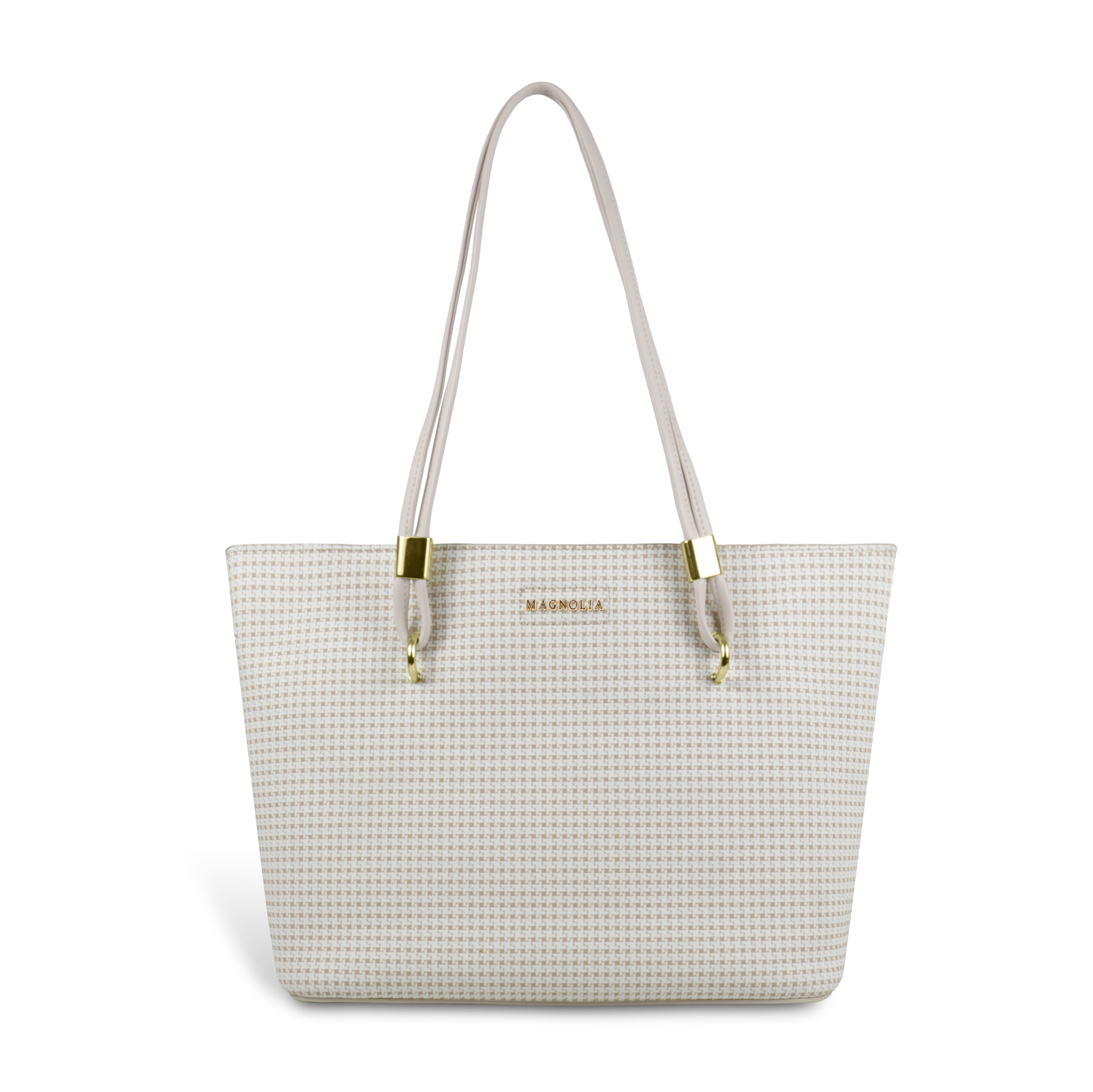 Magnolia Stylish Textured Tote Bag for Women with Spacious Compartments