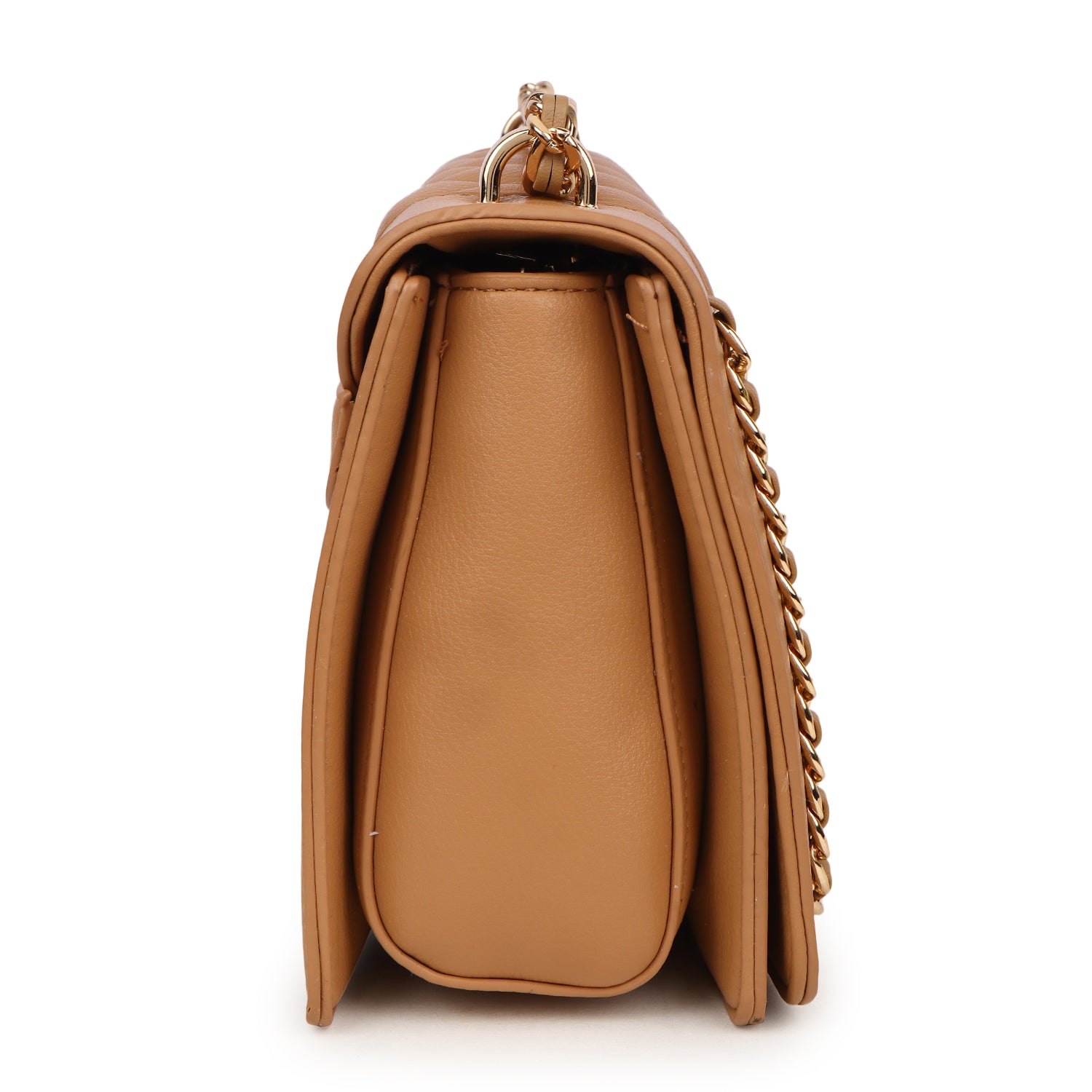 Magnolia Daphne Quilted Sling Bag Brown