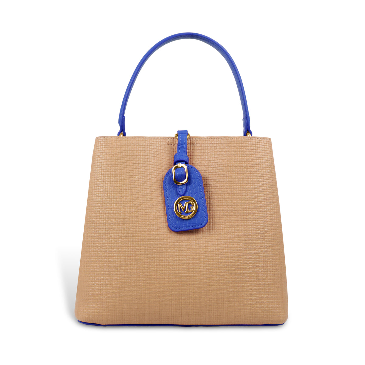 Fashionable Structured Handbag with Dual Handles
