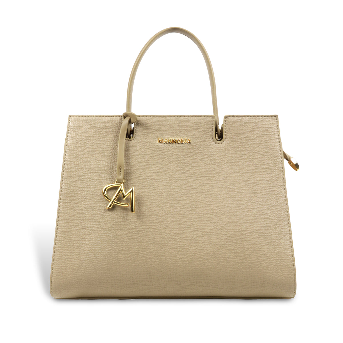 Magnolia Women’s Handbag – 9.5L Spacious Faux Leather Tote in Gold