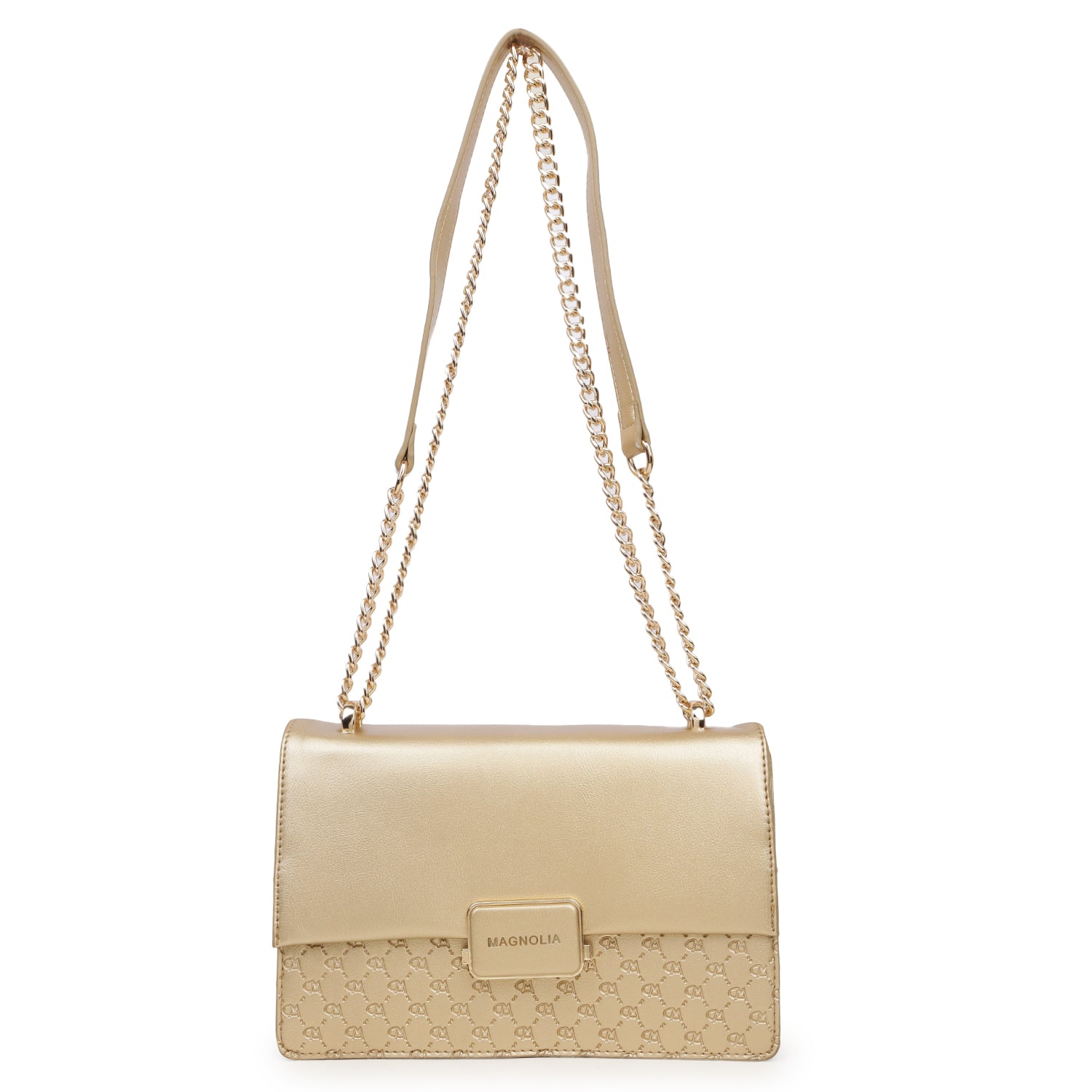Magnolia Isla Sling Bag Beige & Golden