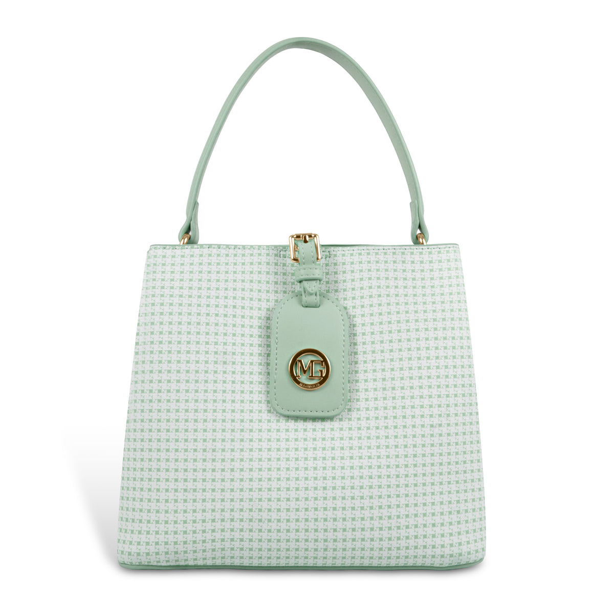 Magnolia Premium Textured Handbag for Women with Detachable Sling Strap