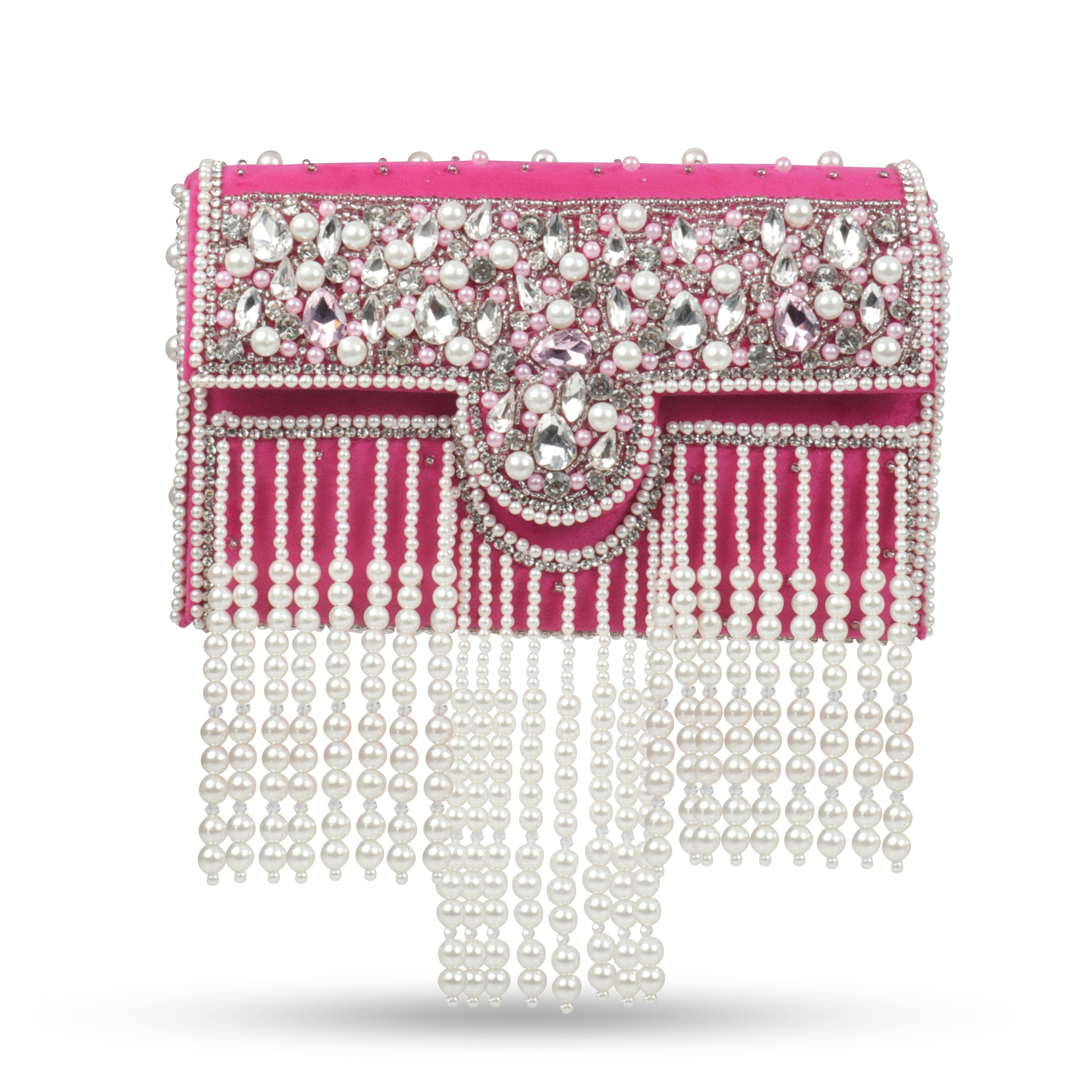 Traditional Potli Style Handbag with Beadwork