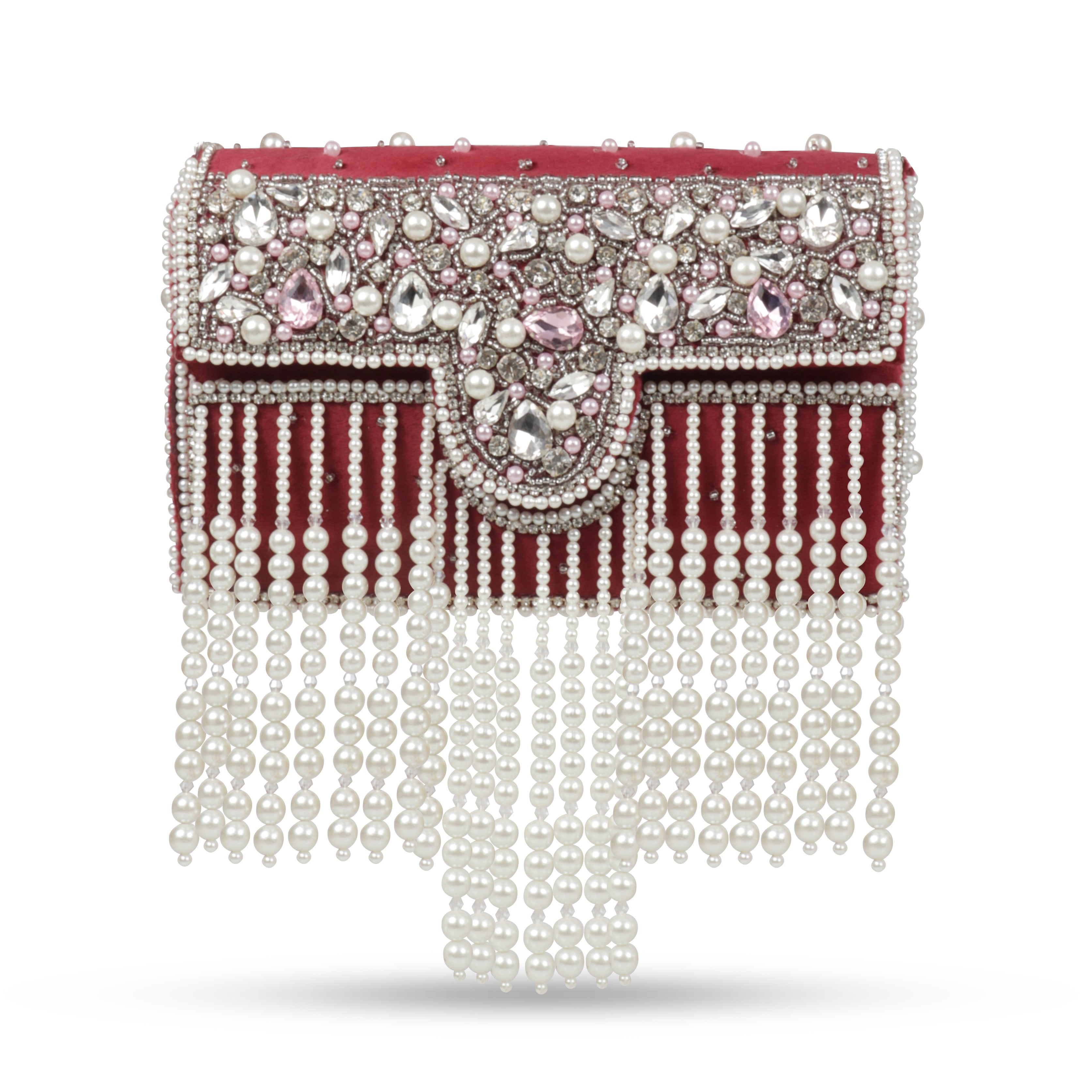 Magnolia Traditional Potli Style Handbag with Beadwork