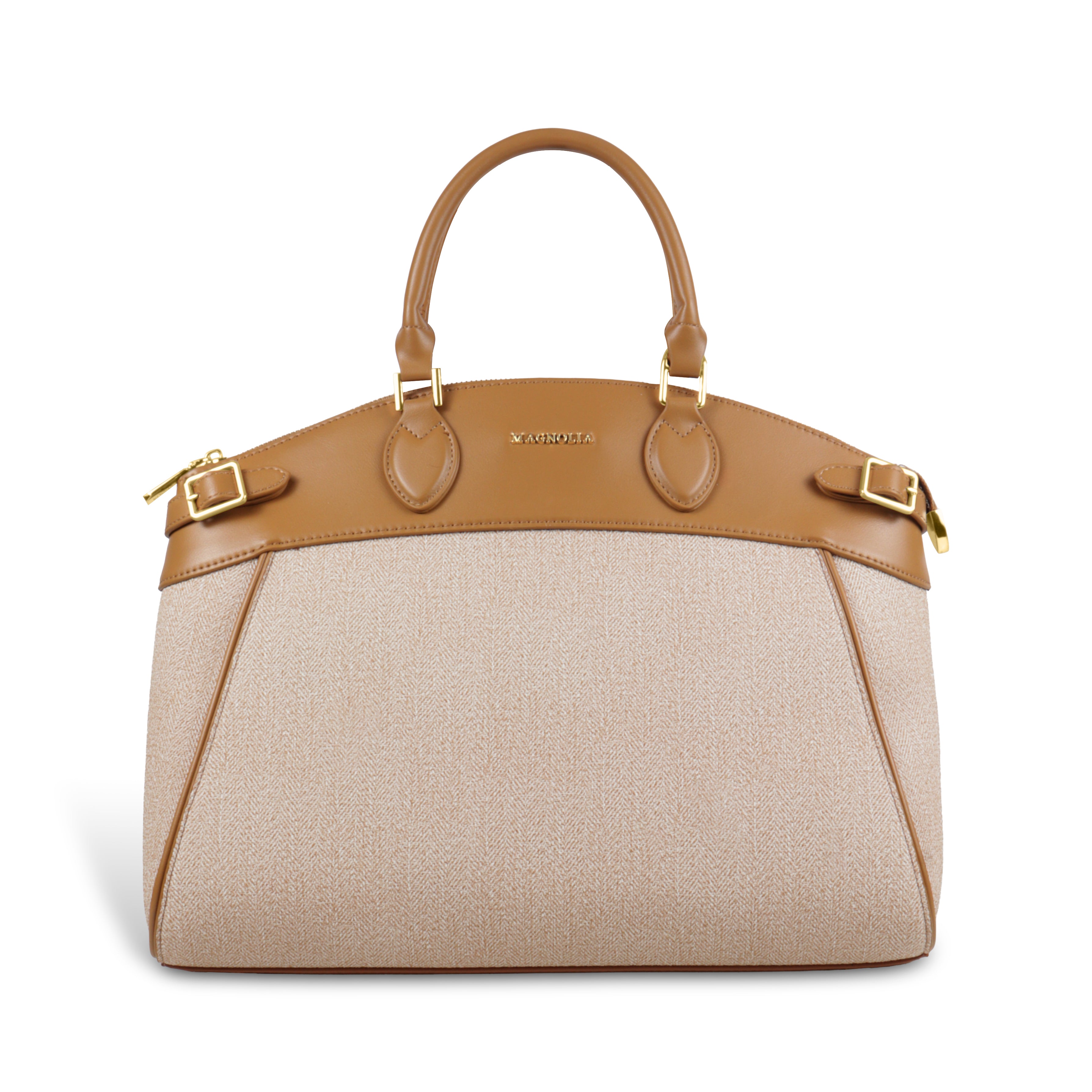 Trendy Leather Tote Bag with Detachable Shoulder Strap & Spacious Interior