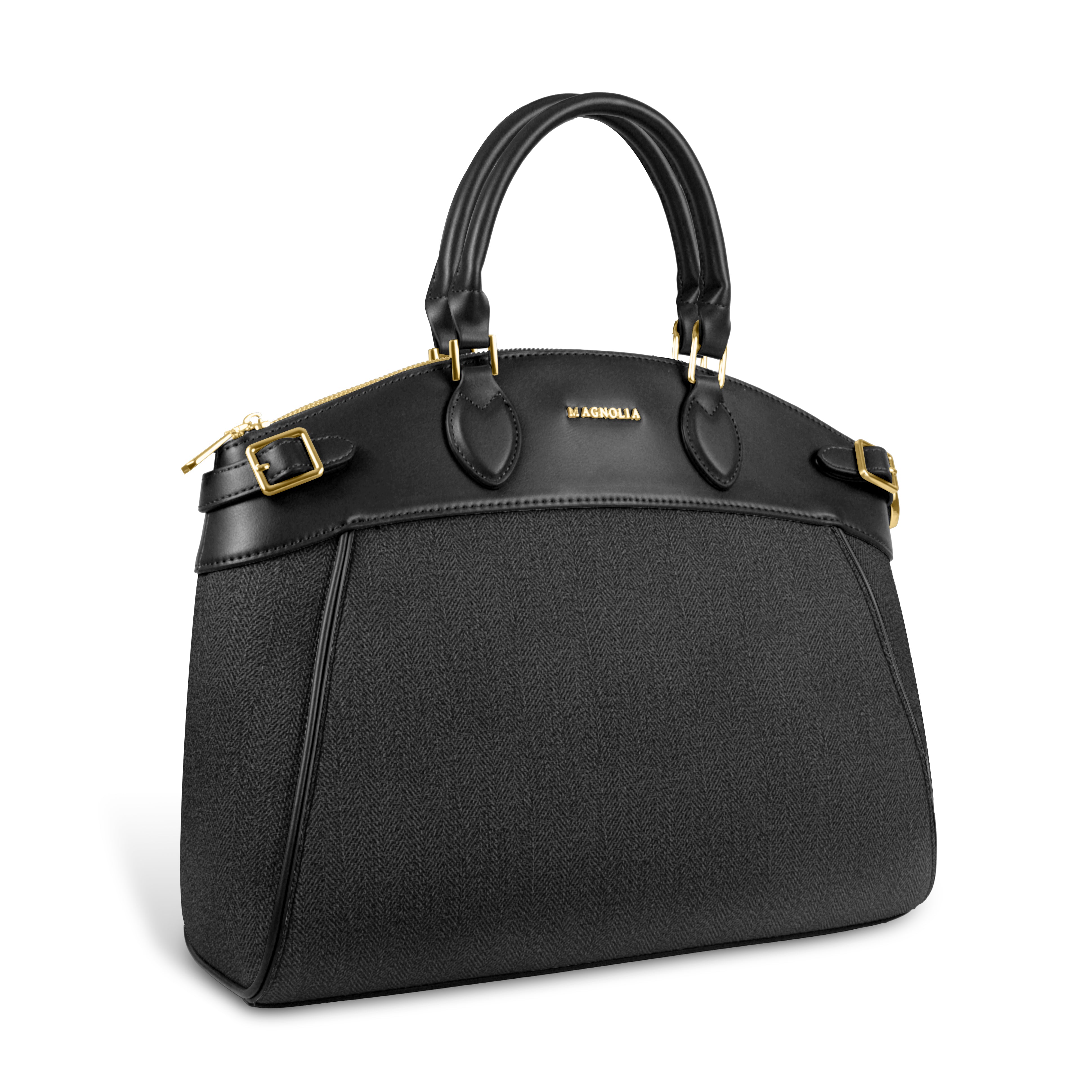 Trendy Leather Tote Bag with Detachable Shoulder Strap & Spacious Interior