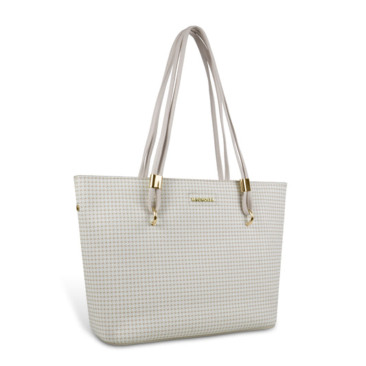 Magnolia Stylish Textured Tote Bag for Women with Spacious Compartments