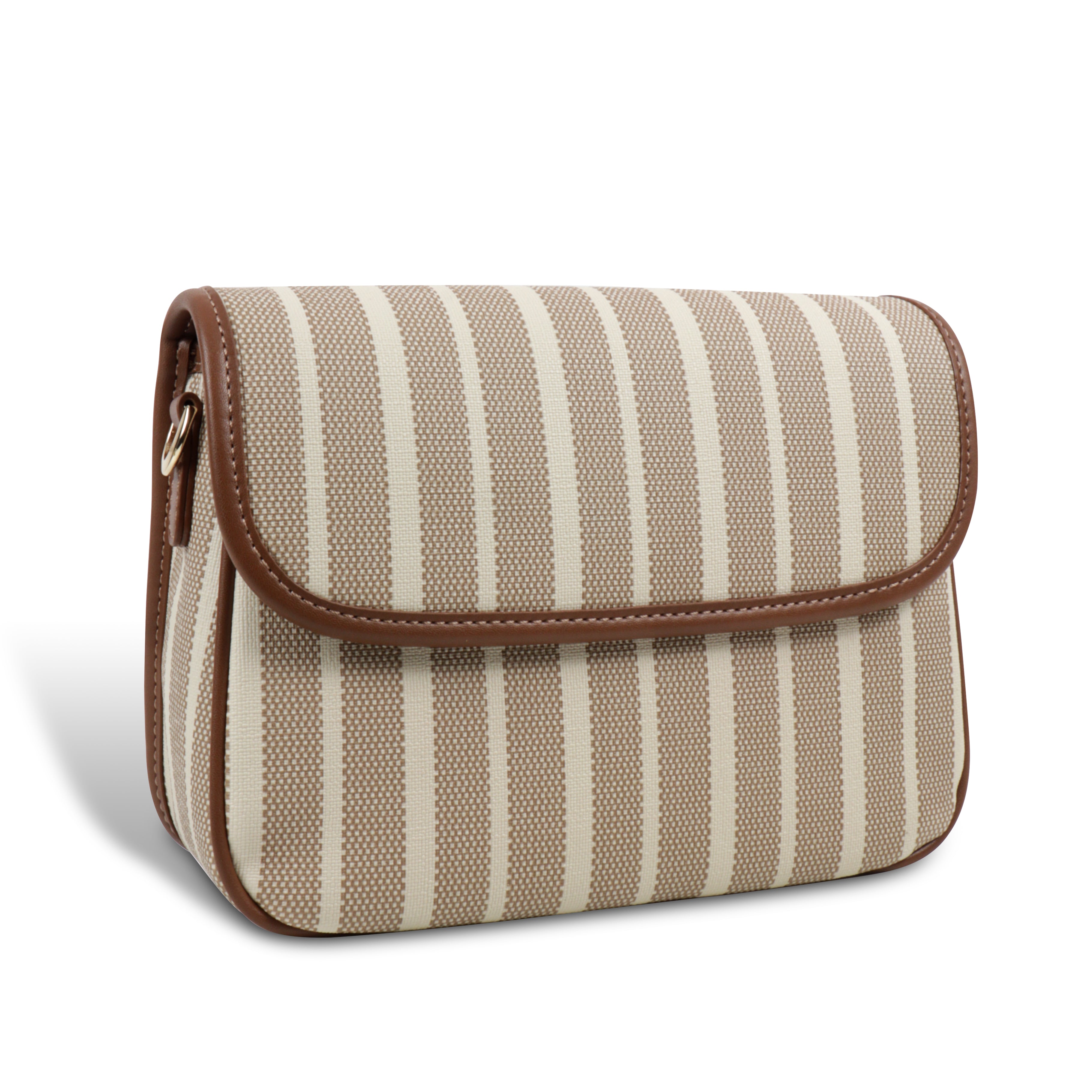 Sandy Stripe Flap Bag