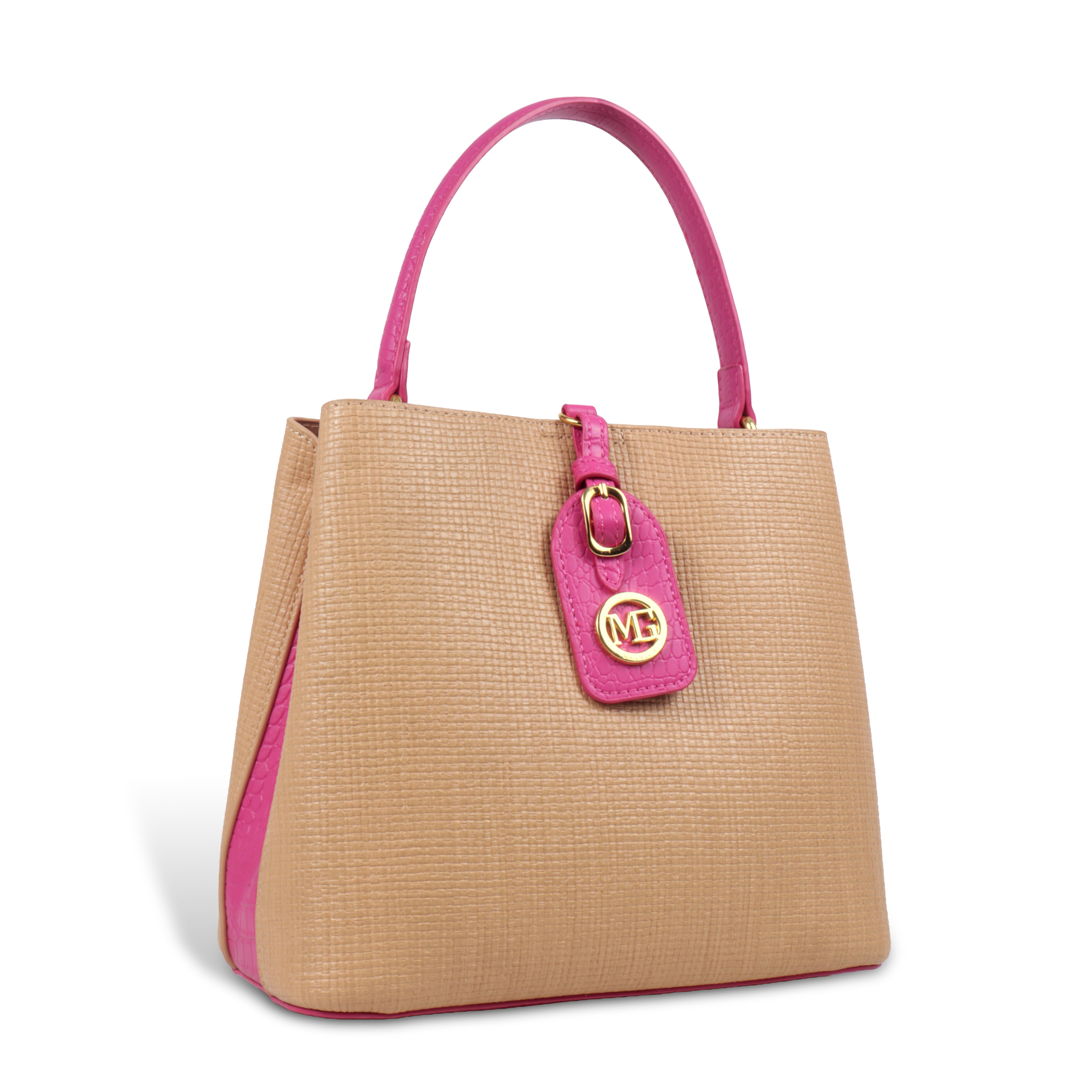 Fashionable Structured Handbag with Dual Handles