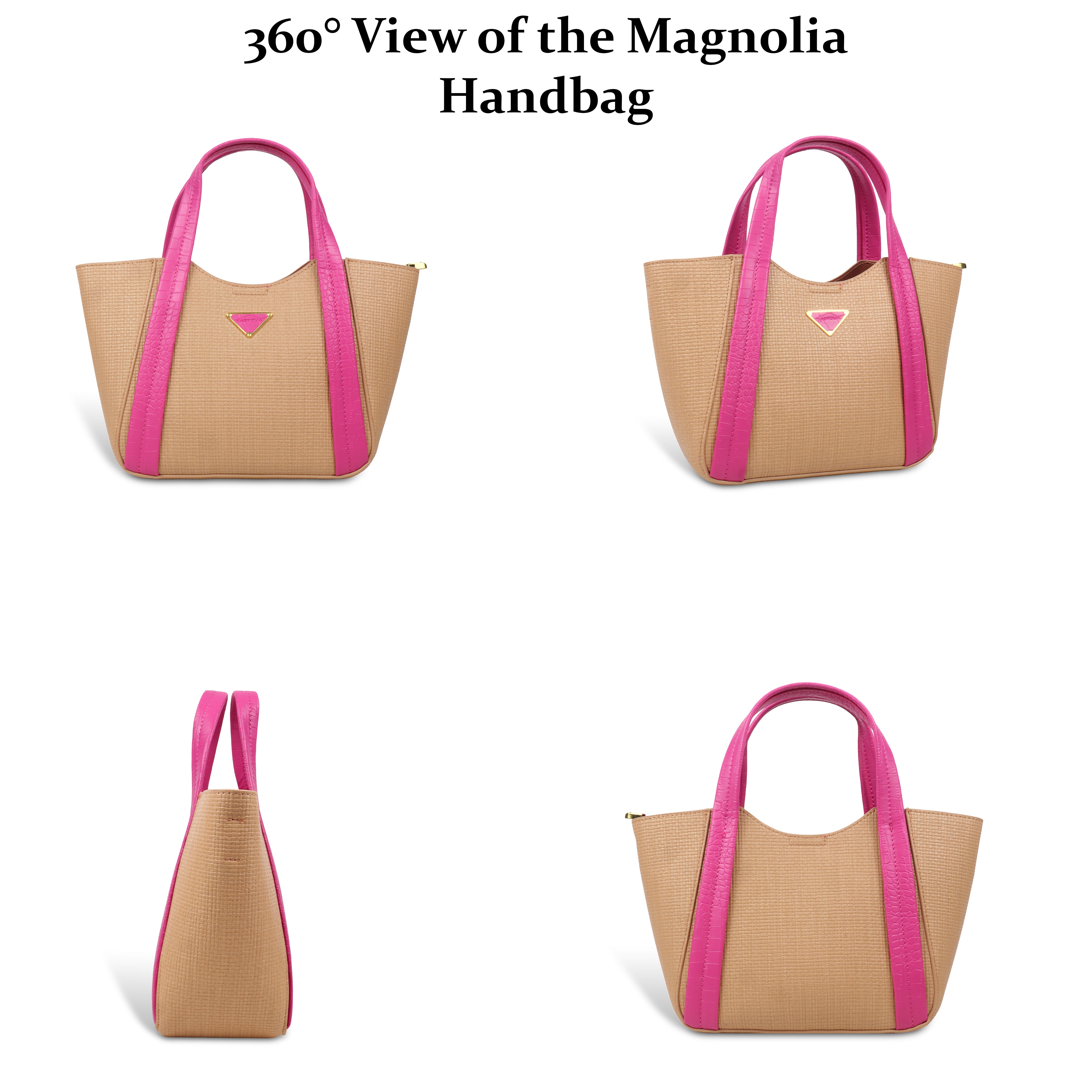 Trendy Leather Tote Bag with Detachable Shoulder Strap & Spacious Interior