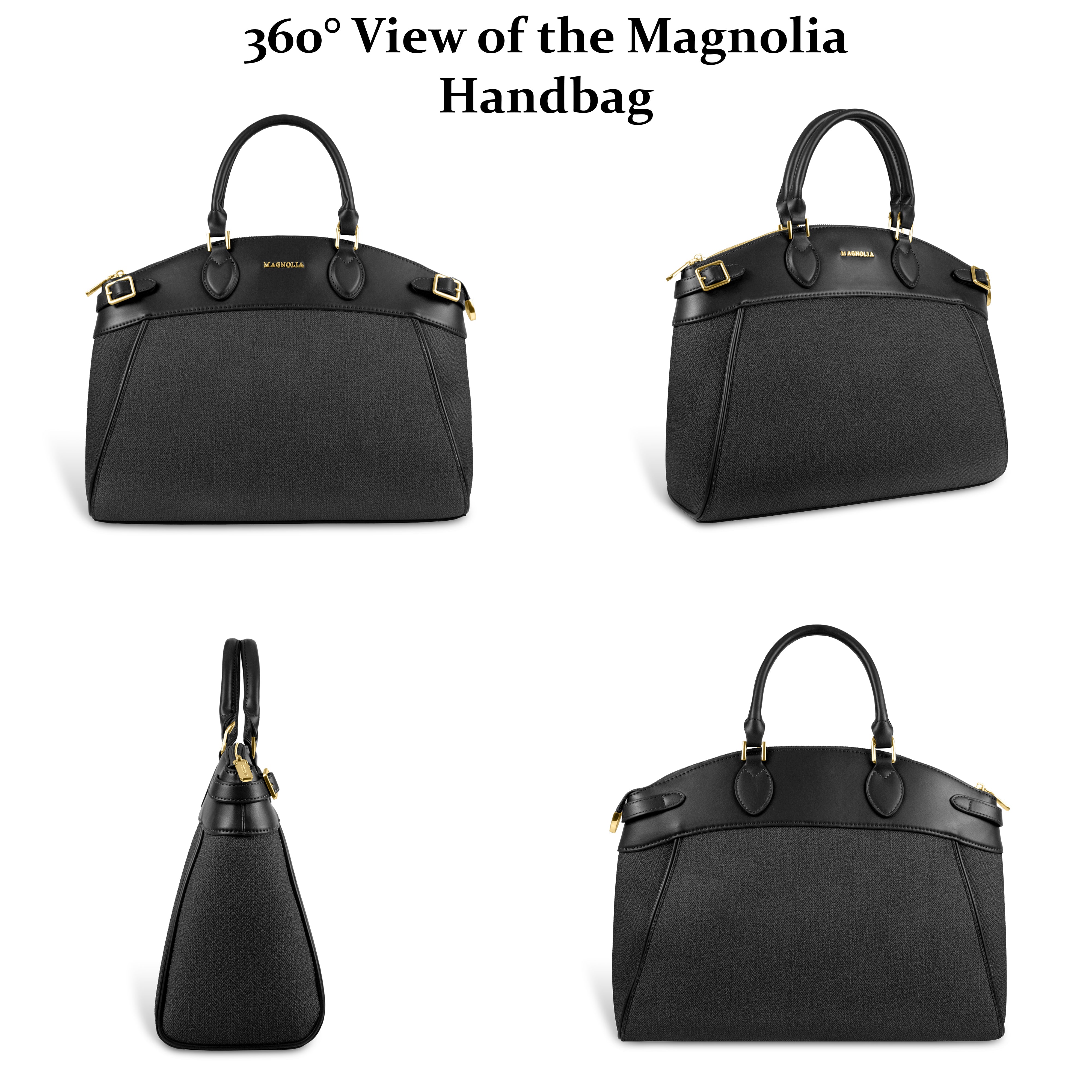 Trendy Leather Tote Bag with Detachable Shoulder Strap & Spacious Interior