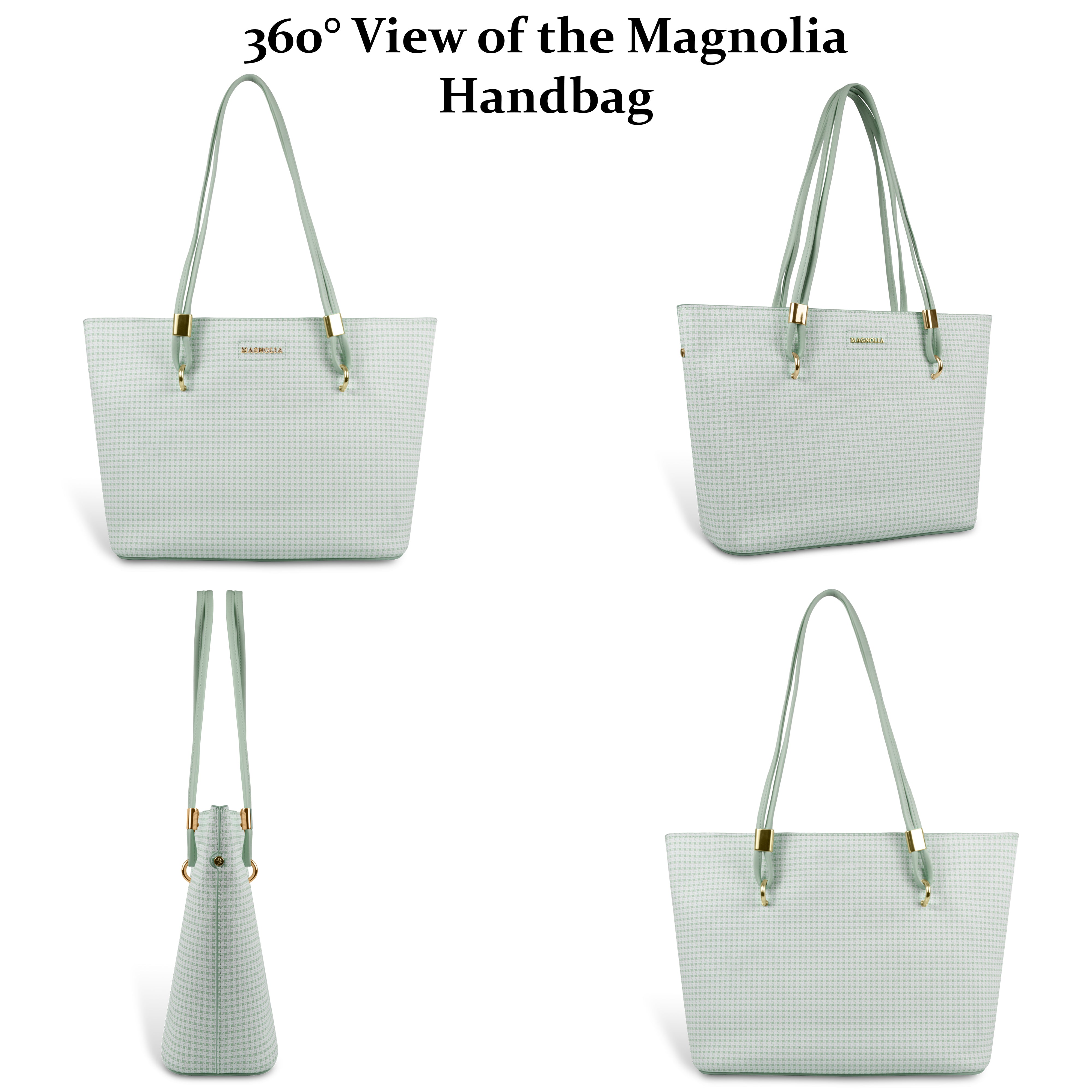 Magnolia Stylish Textured Tote Bag for Women with Spacious Compartments