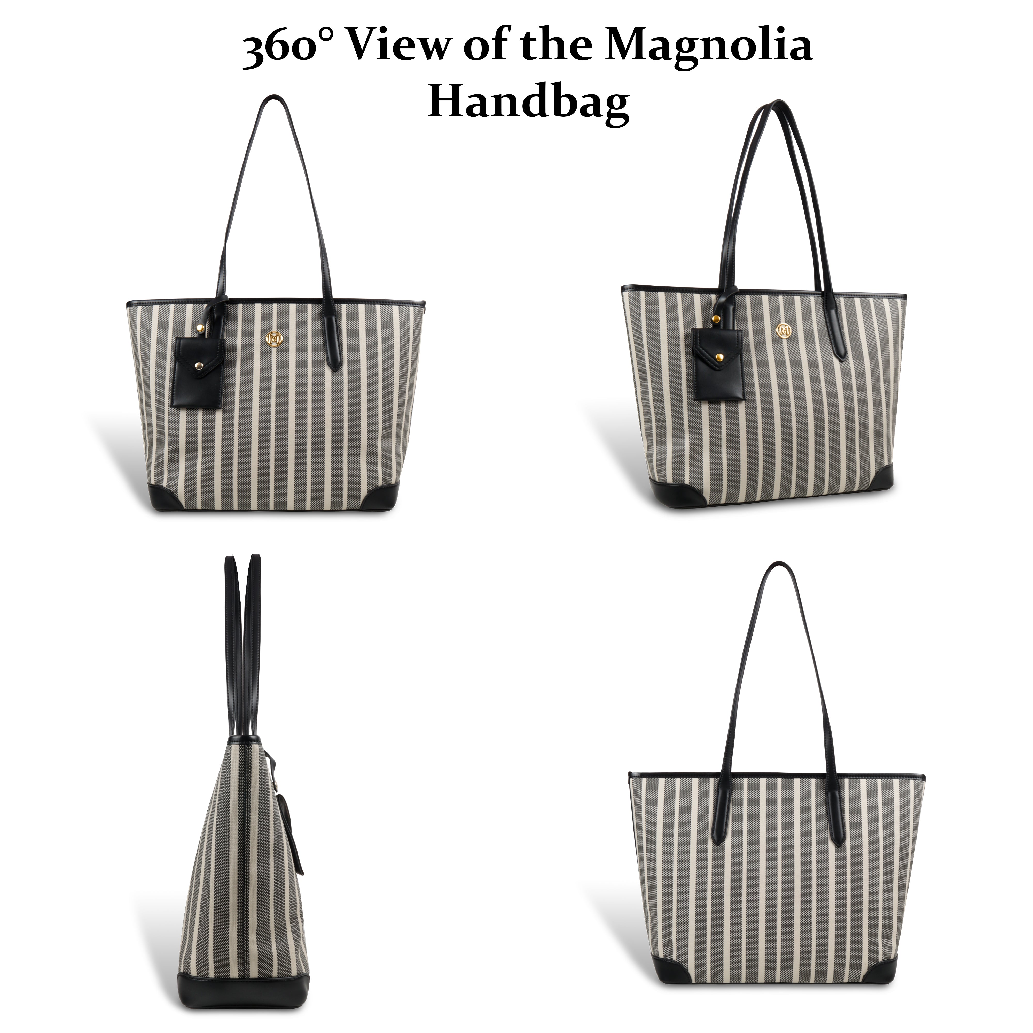 Zebra Striped Tote Bag