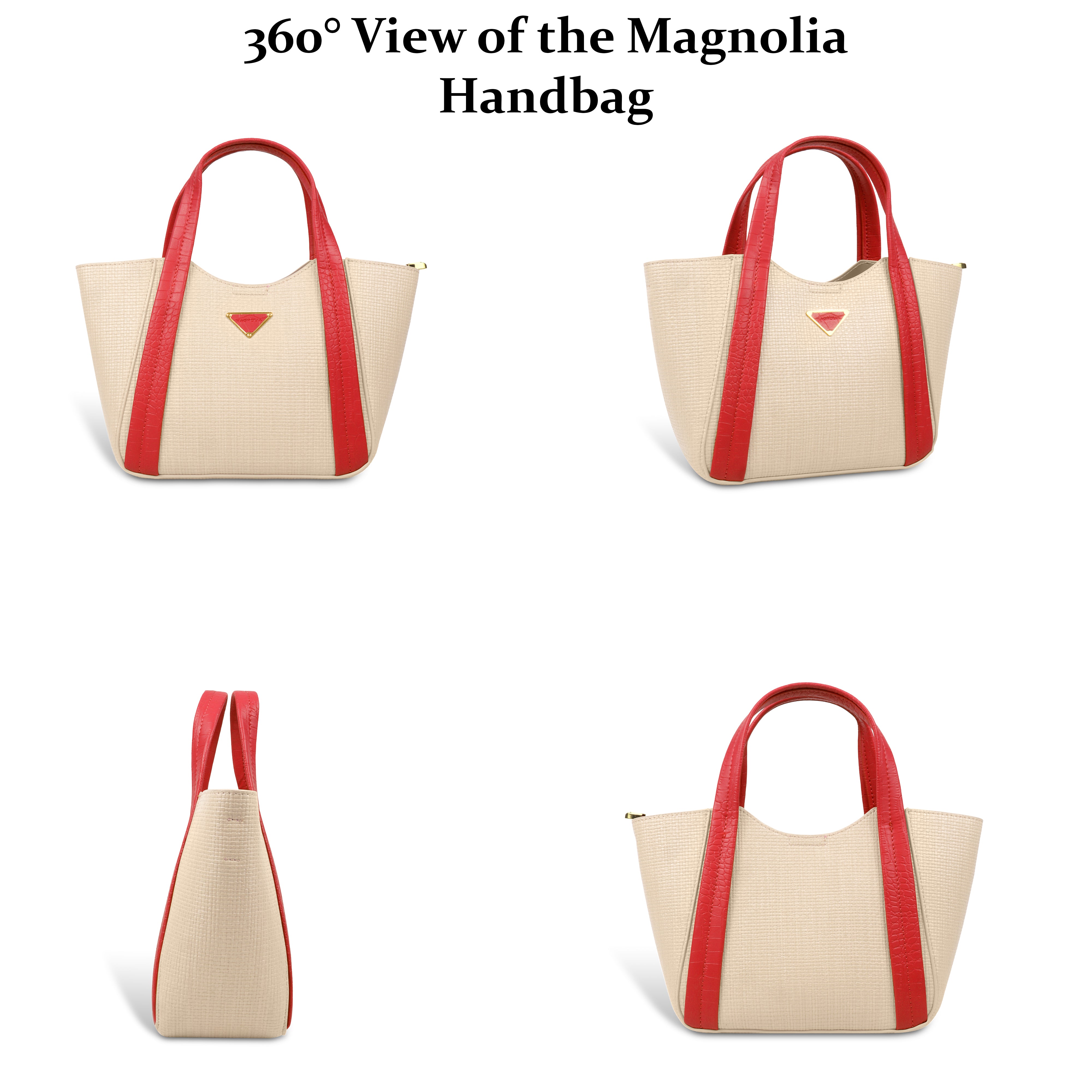 Trendy Leather Tote Bag with Detachable Shoulder Strap & Spacious Interior