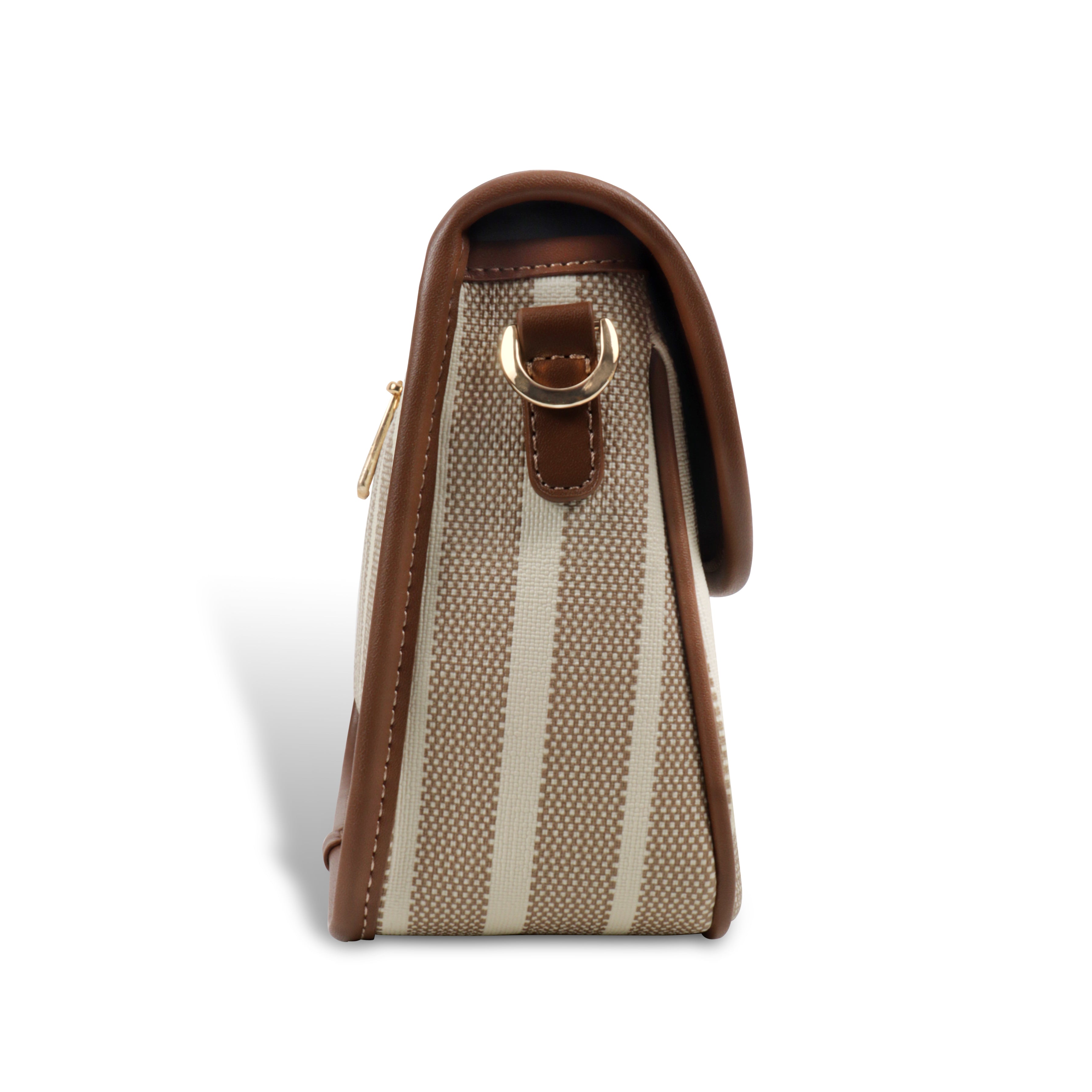 Sandy Stripe Flap Bag