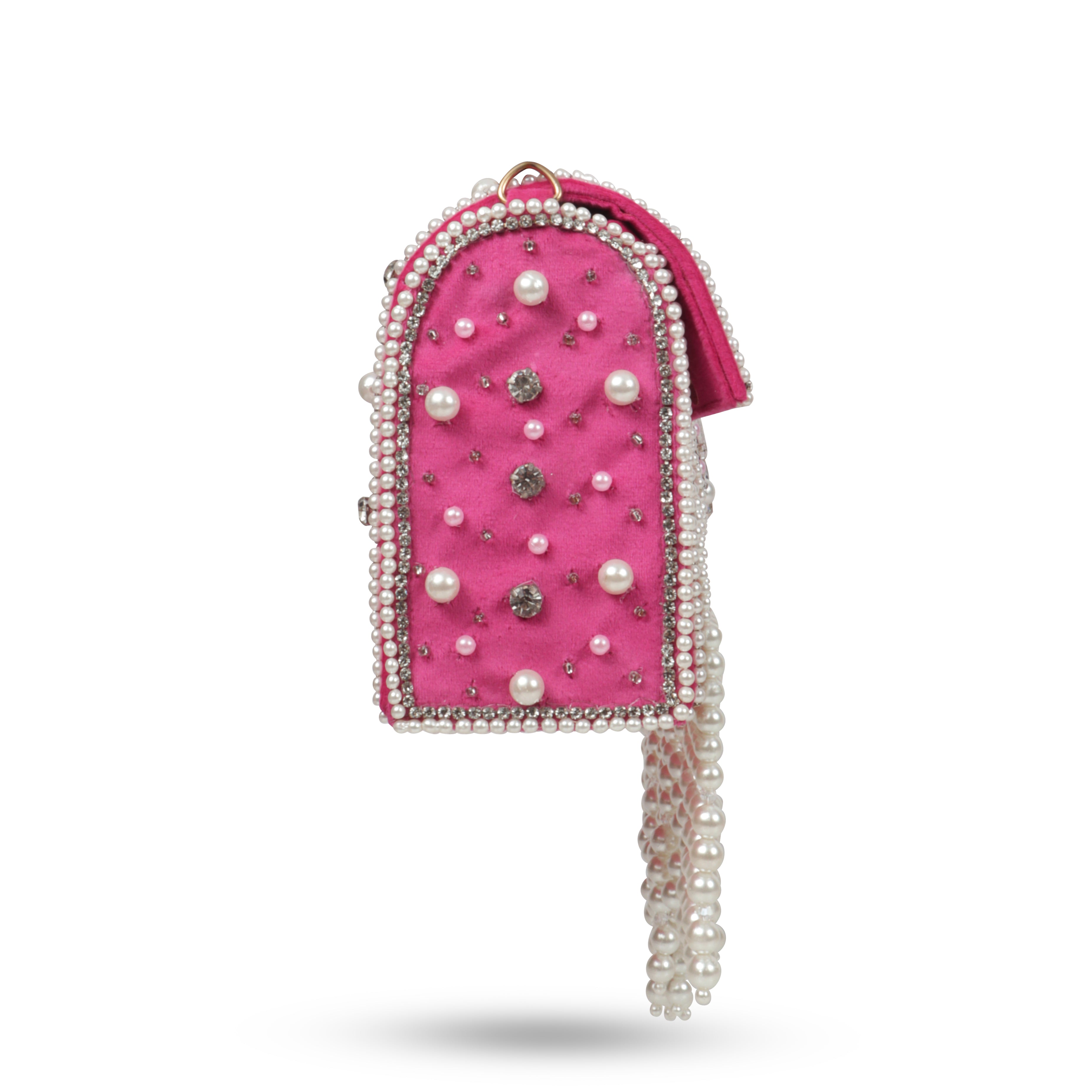Traditional Potli Style Handbag with Beadwork
