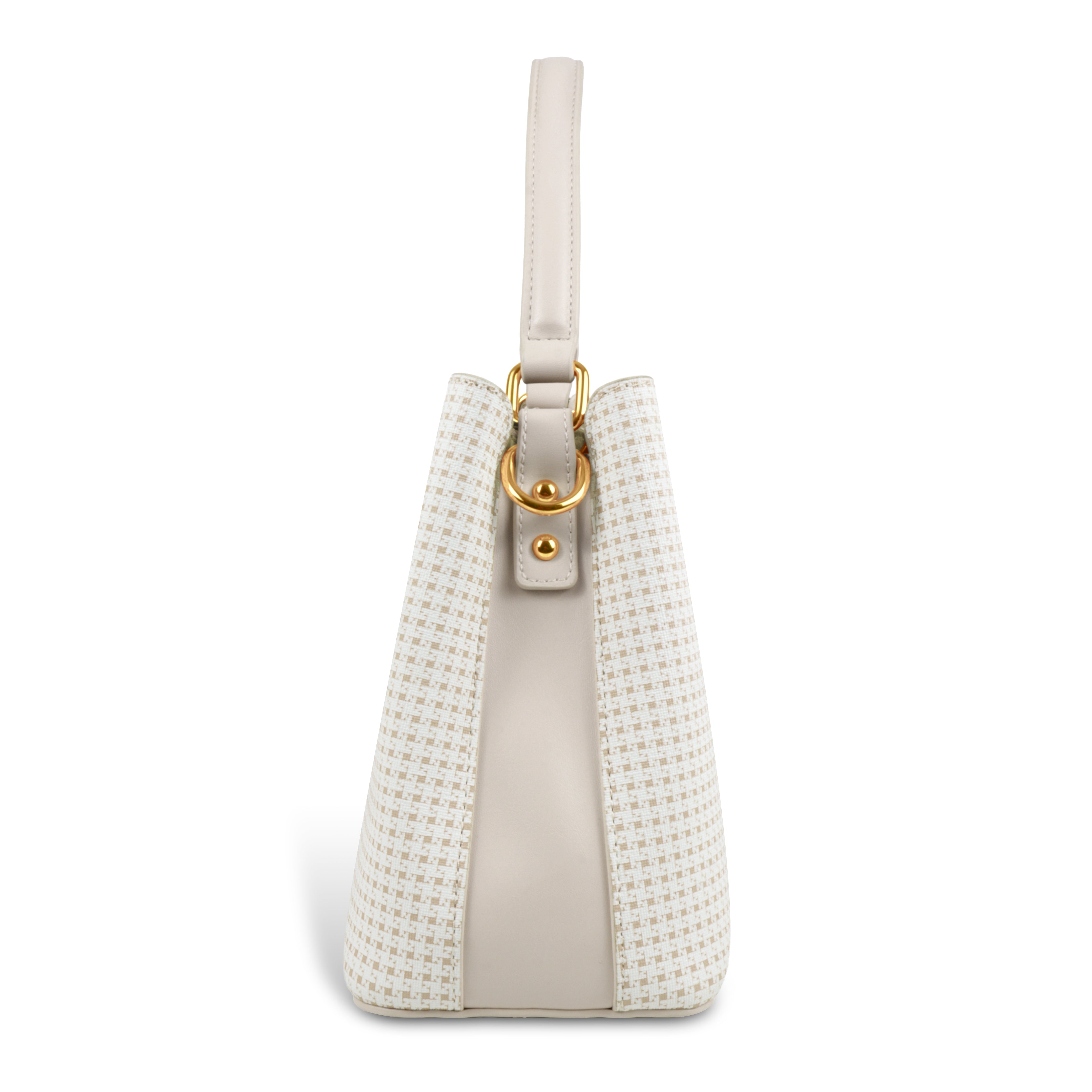 Magnolia Premium Textured Handbag for Women with Detachable Sling Strap