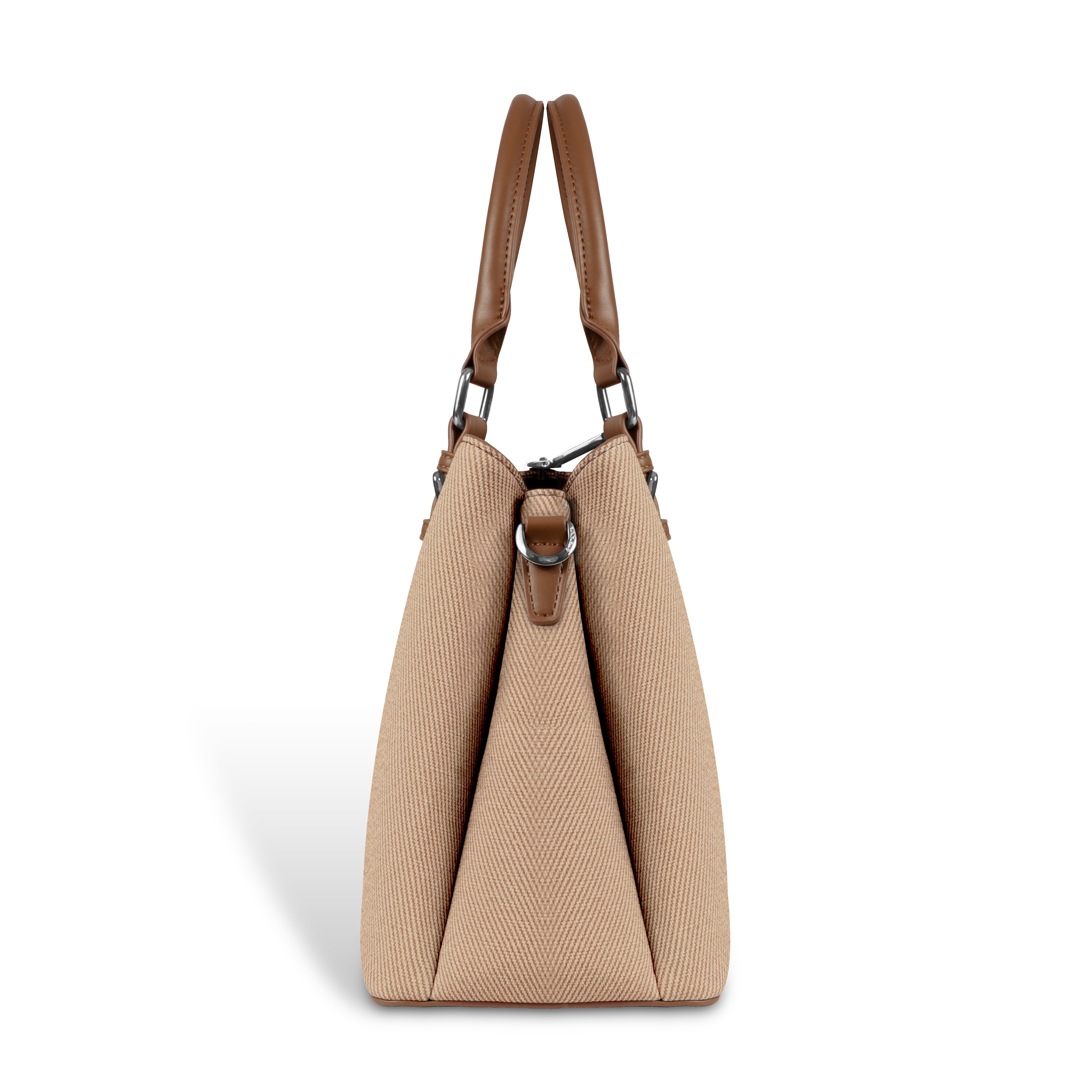 Magnolia Brown Handbag | Vegan Leather | 10.58L Storage