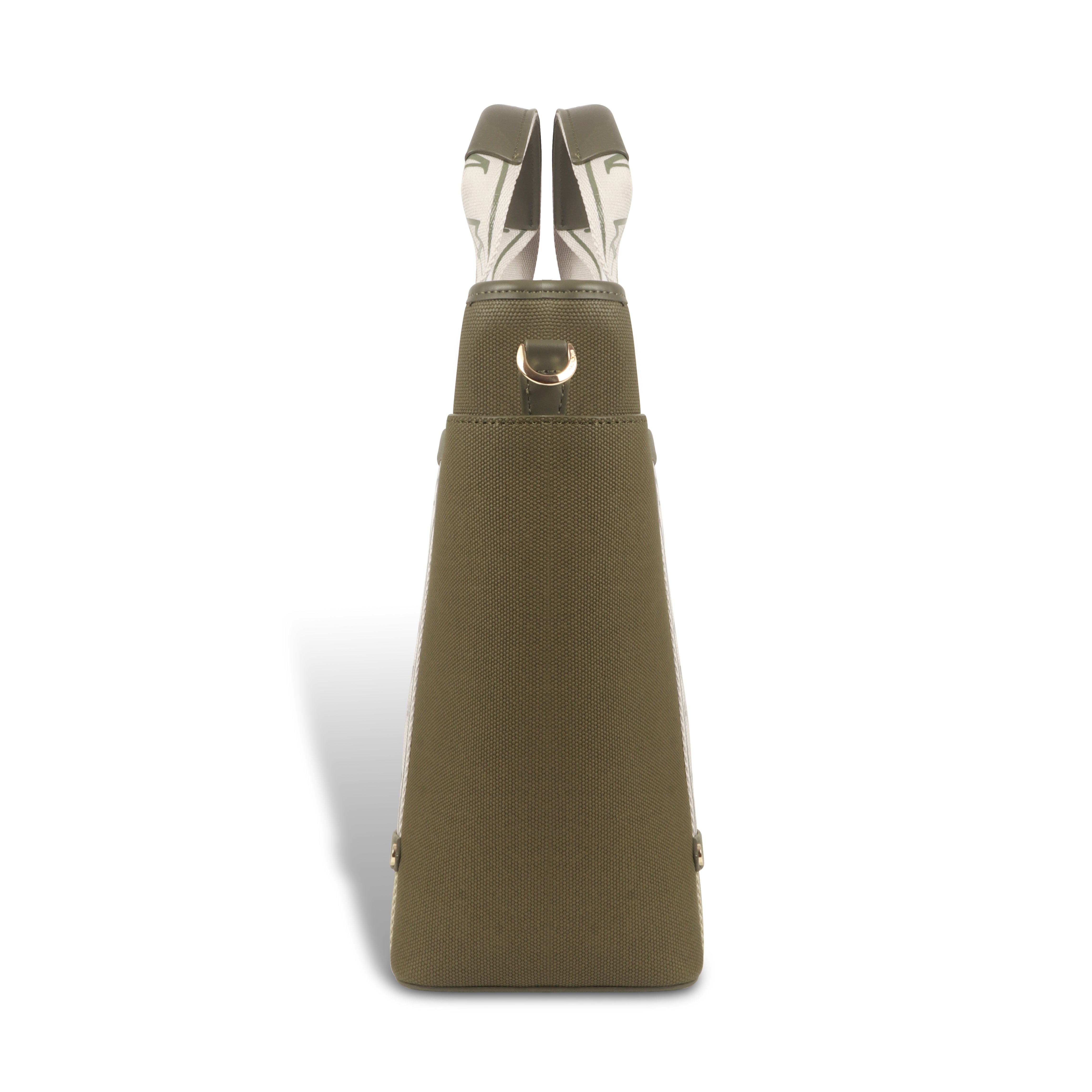 Magnolia® Vegan Leather Olive Green Handbag – 15L Spacious Tote for Everyday & Work Use