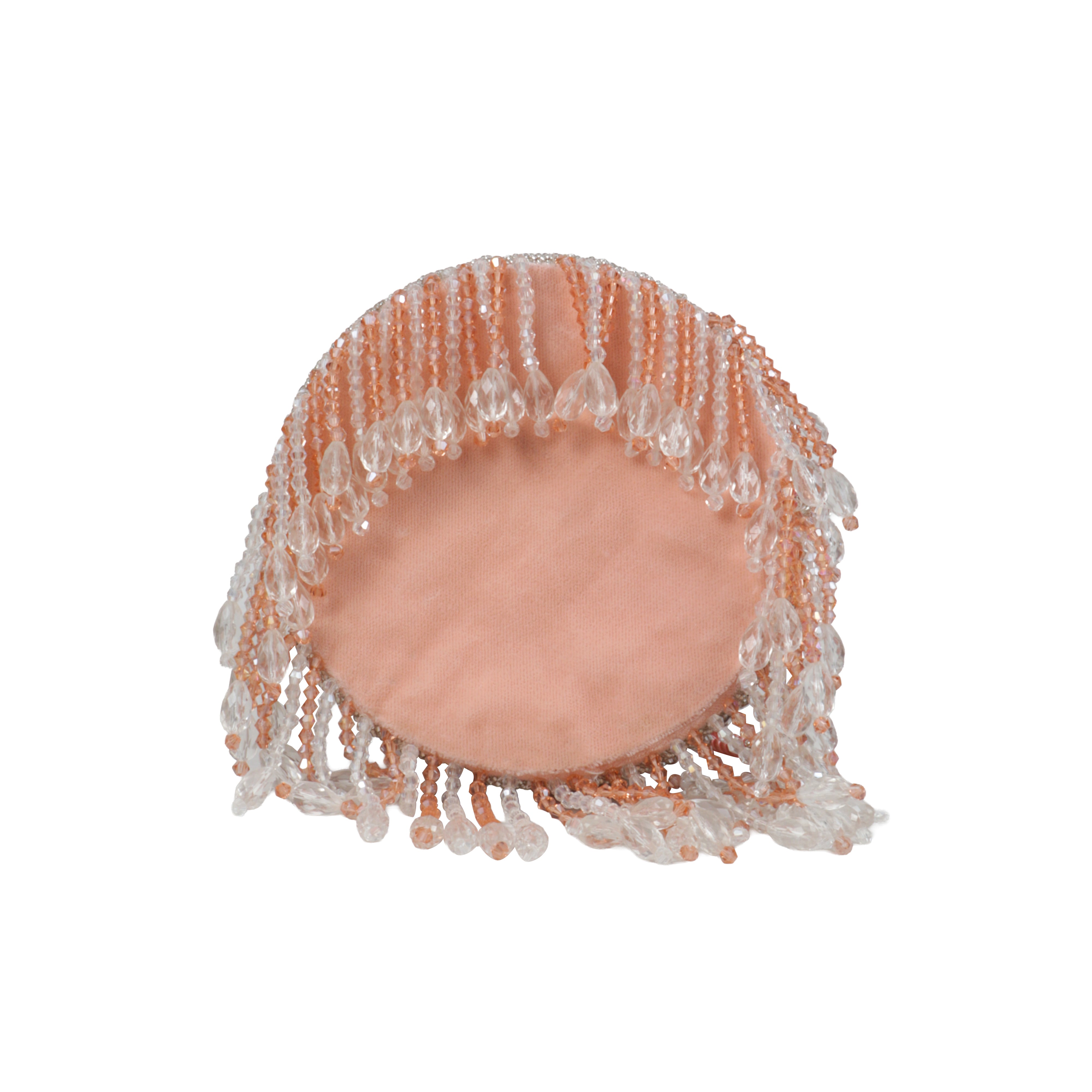 Magnolia Velvet Embroidered Potli Bag – Peach