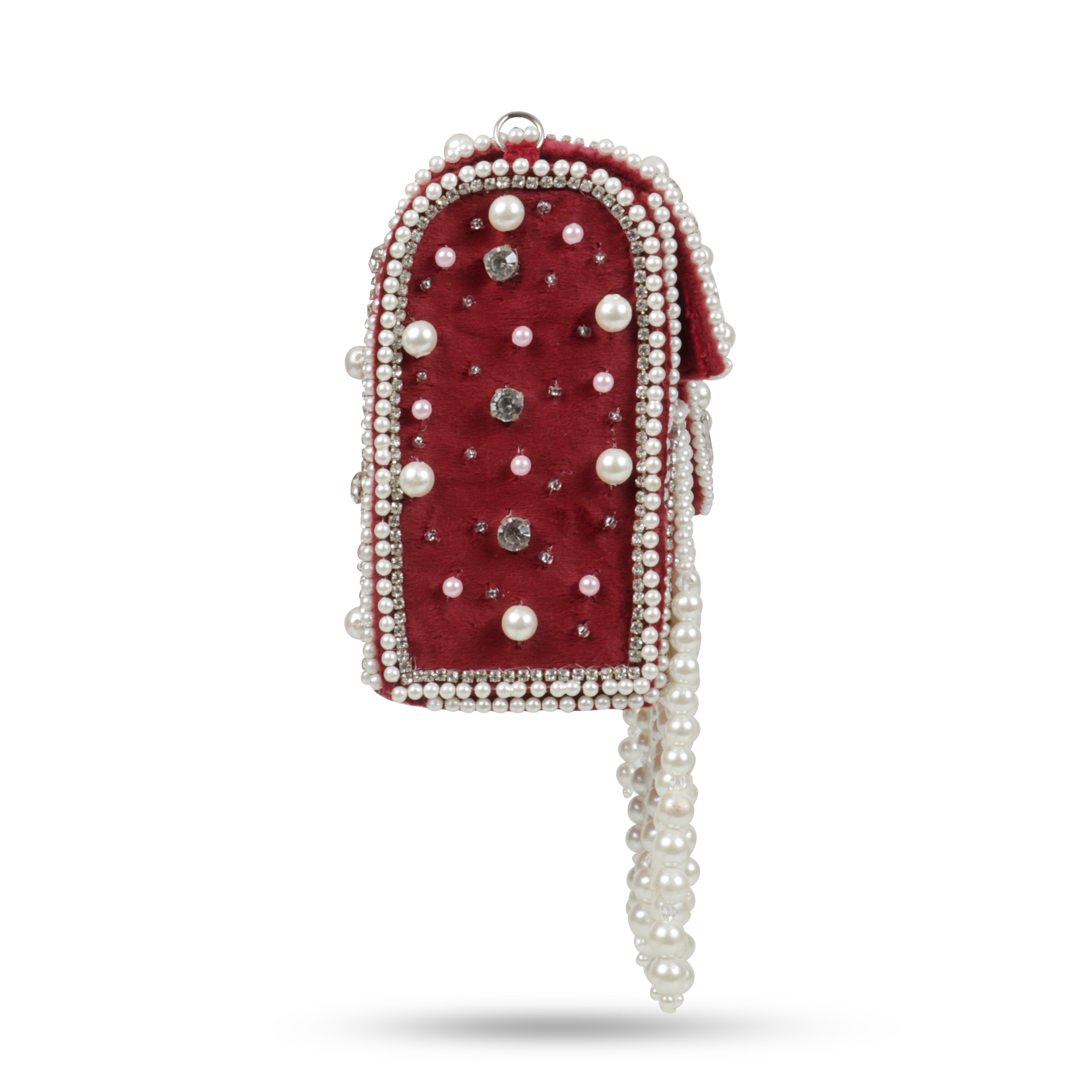 Magnolia Traditional Potli Style Handbag with Beadwork