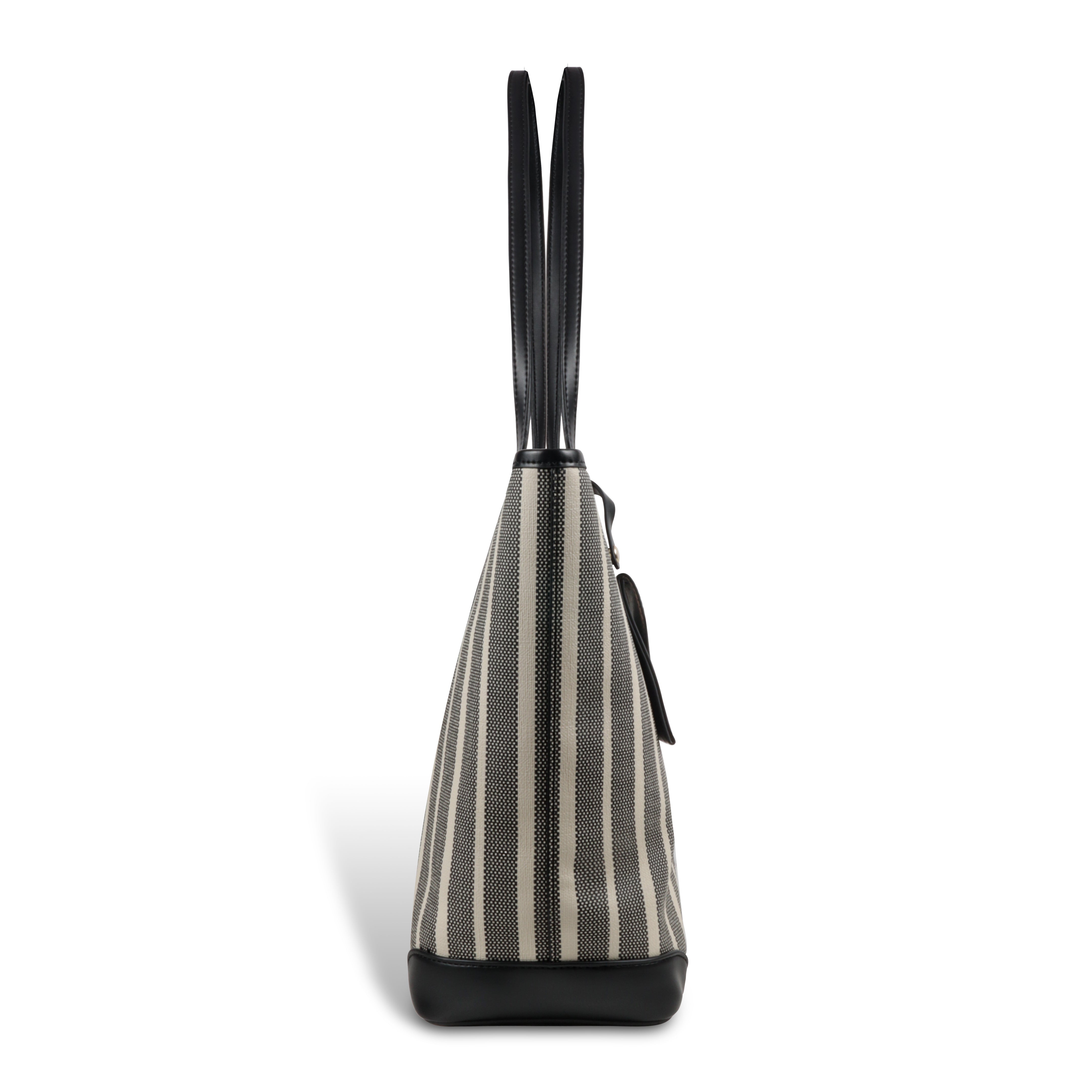 Zebra Striped Tote Bag