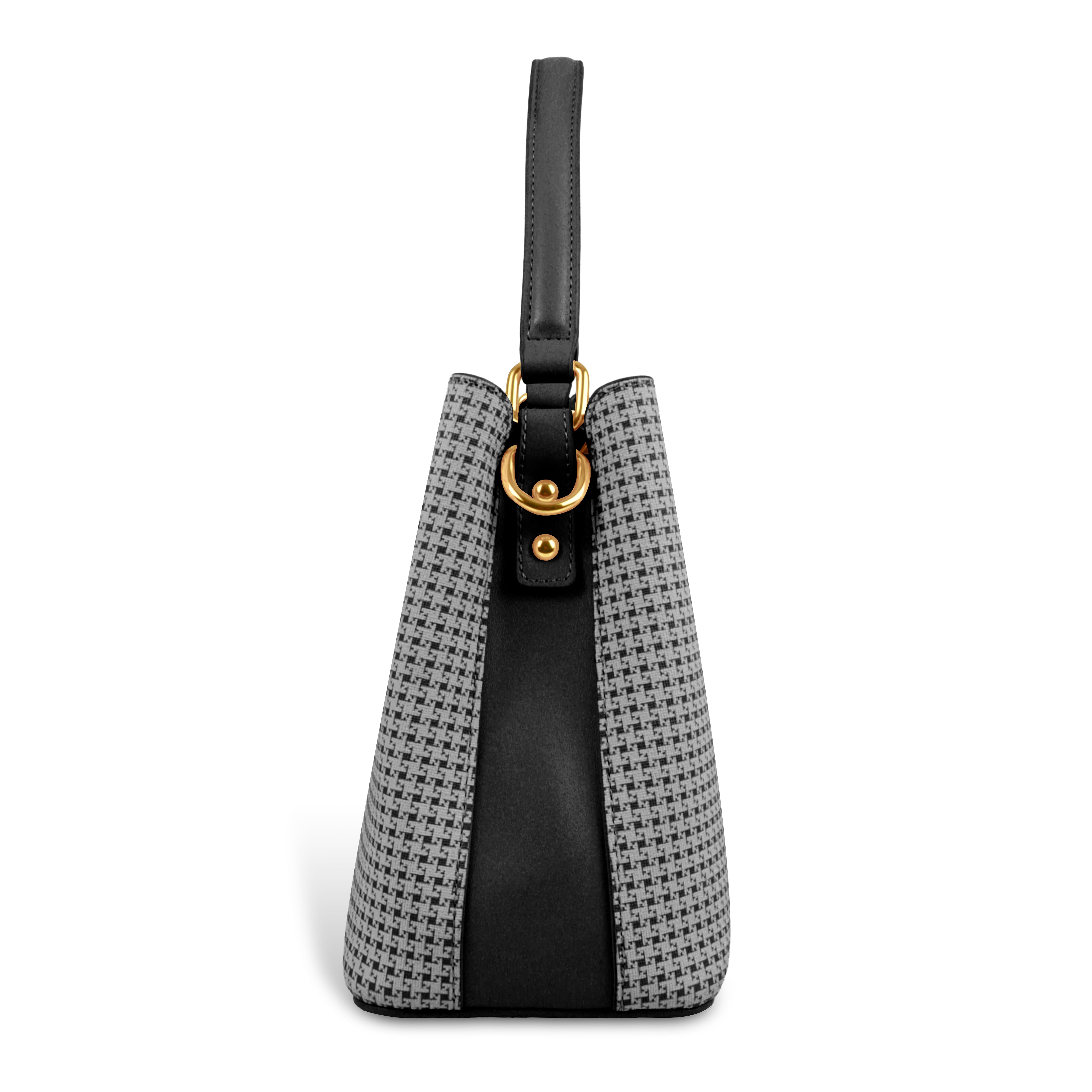Magnolia Premium Textured Handbag for Women with Detachable Sling Strap