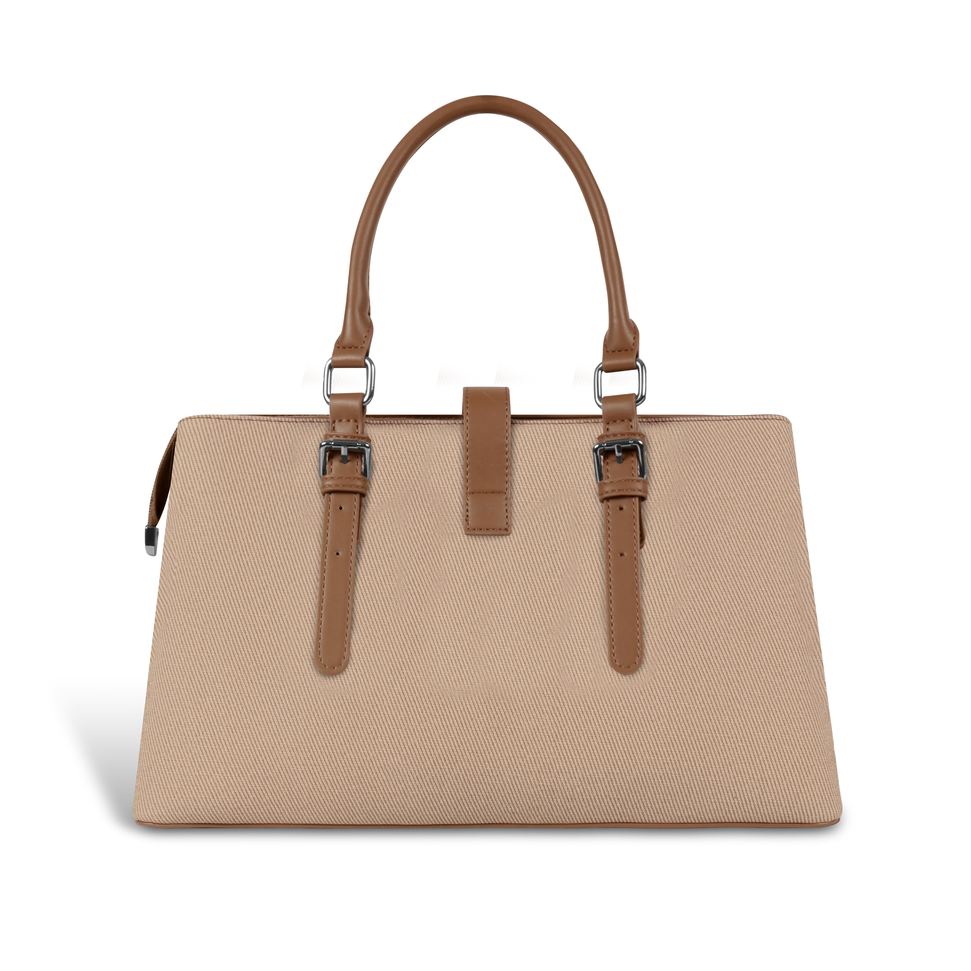 Magnolia Brown Handbag | Vegan Leather | 10.58L Storage