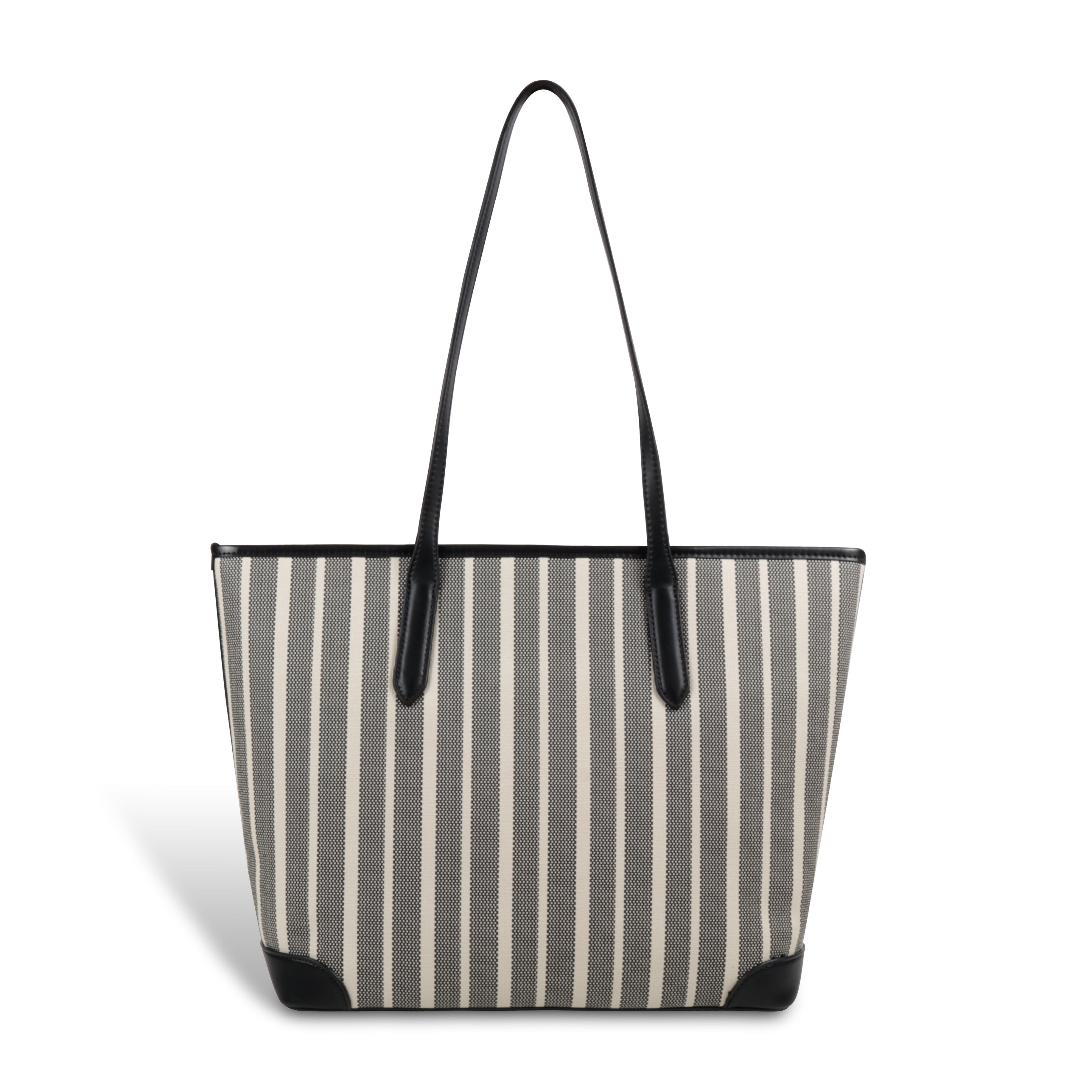 Zebra Striped Tote Bag