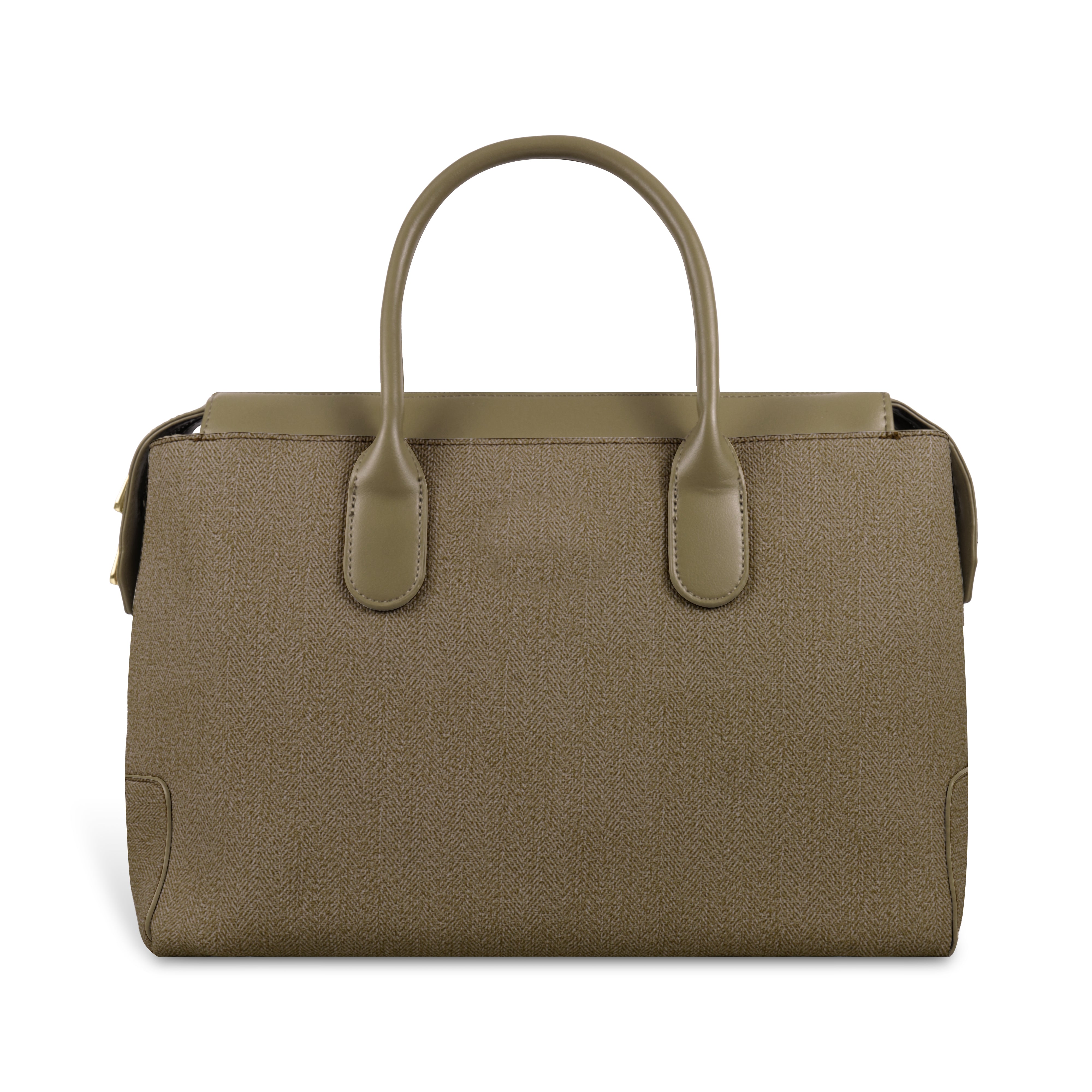 Magnolia Elegant Structured Handbag for Women - Premium Shoulder Tote with Top Handles & Detachable Strap