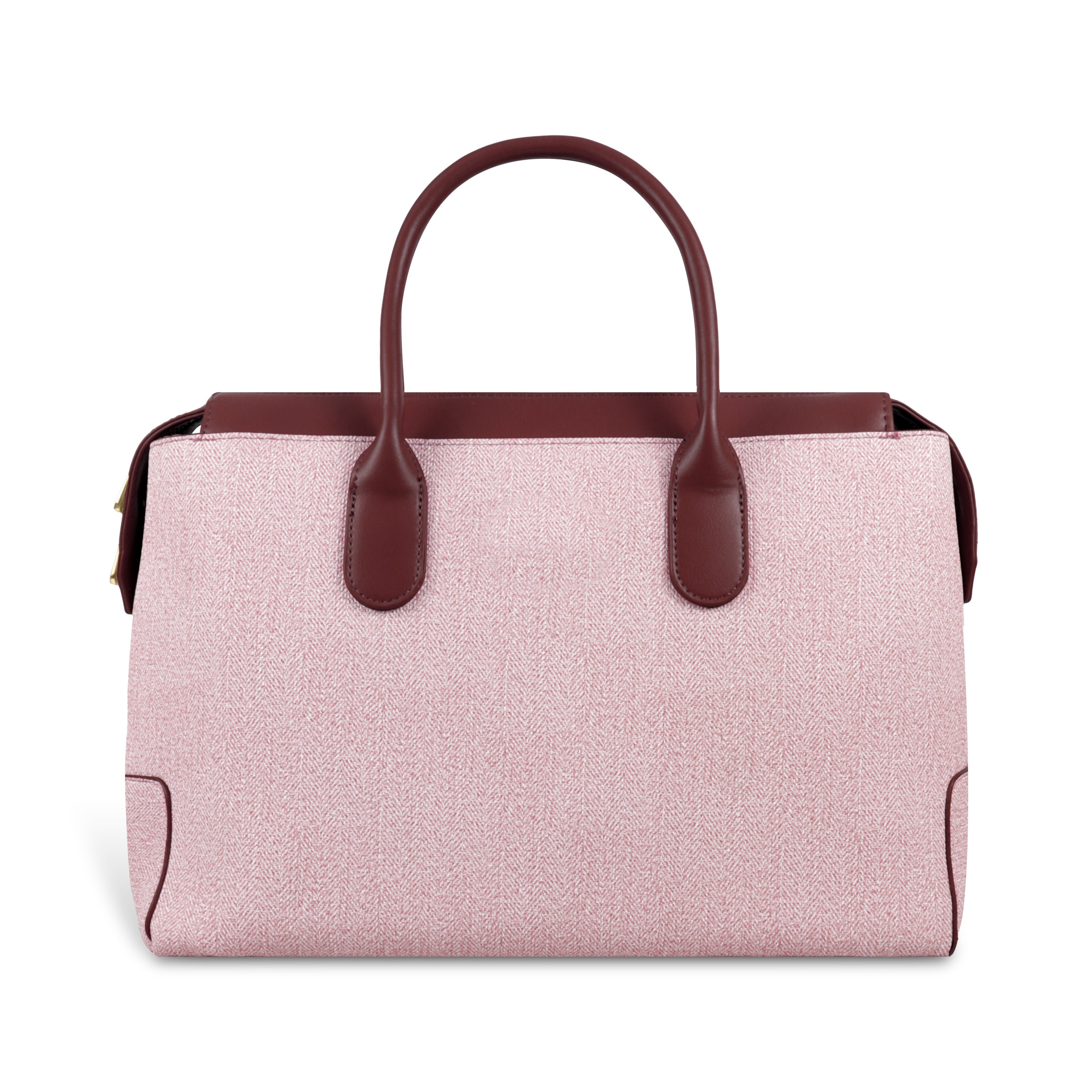 Magnolia Elegant Structured Handbag for Women - Premium Shoulder Tote with Top Handles & Detachable Strap