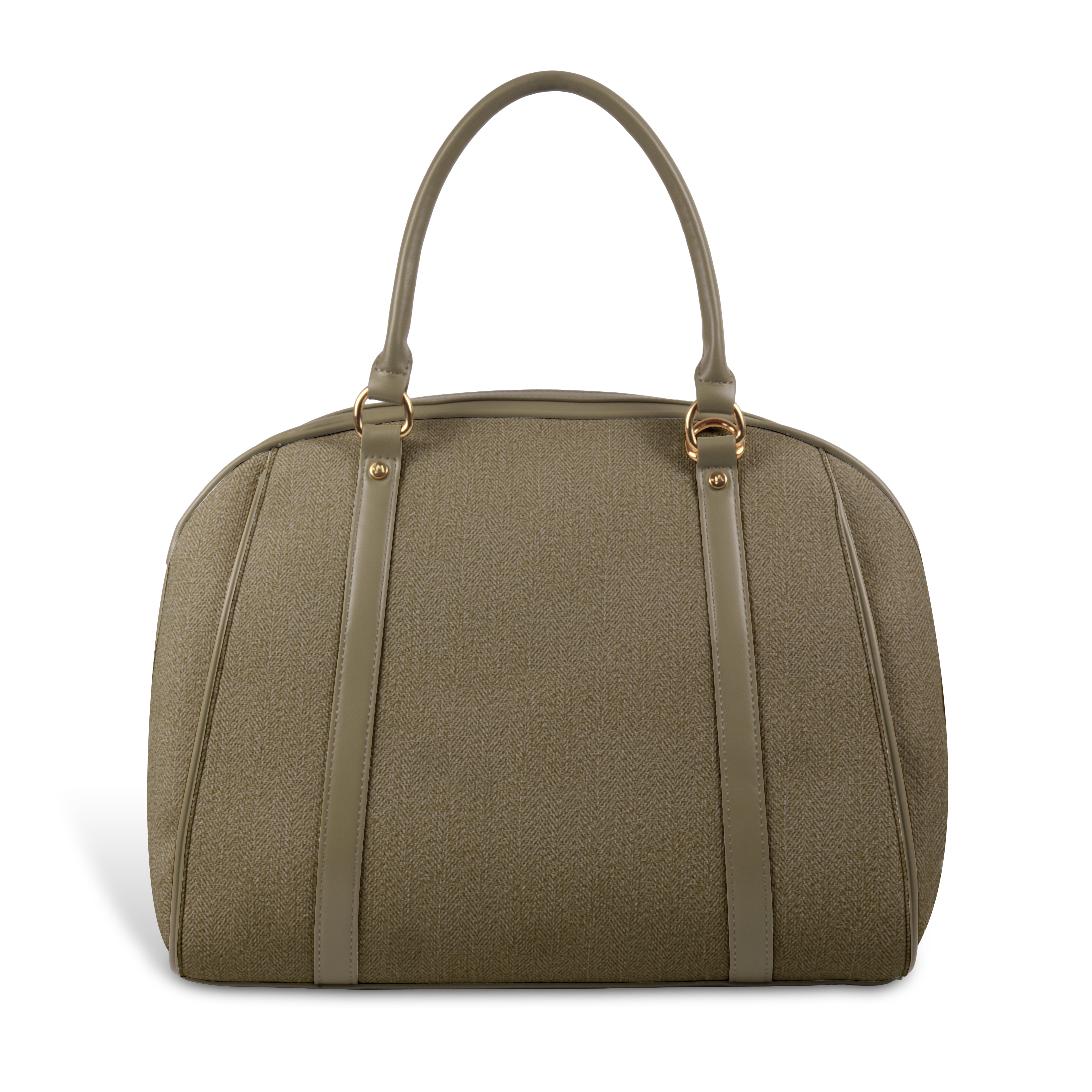 Magnolia Elegant Leatherette Handbag for Women with Detachable Strap