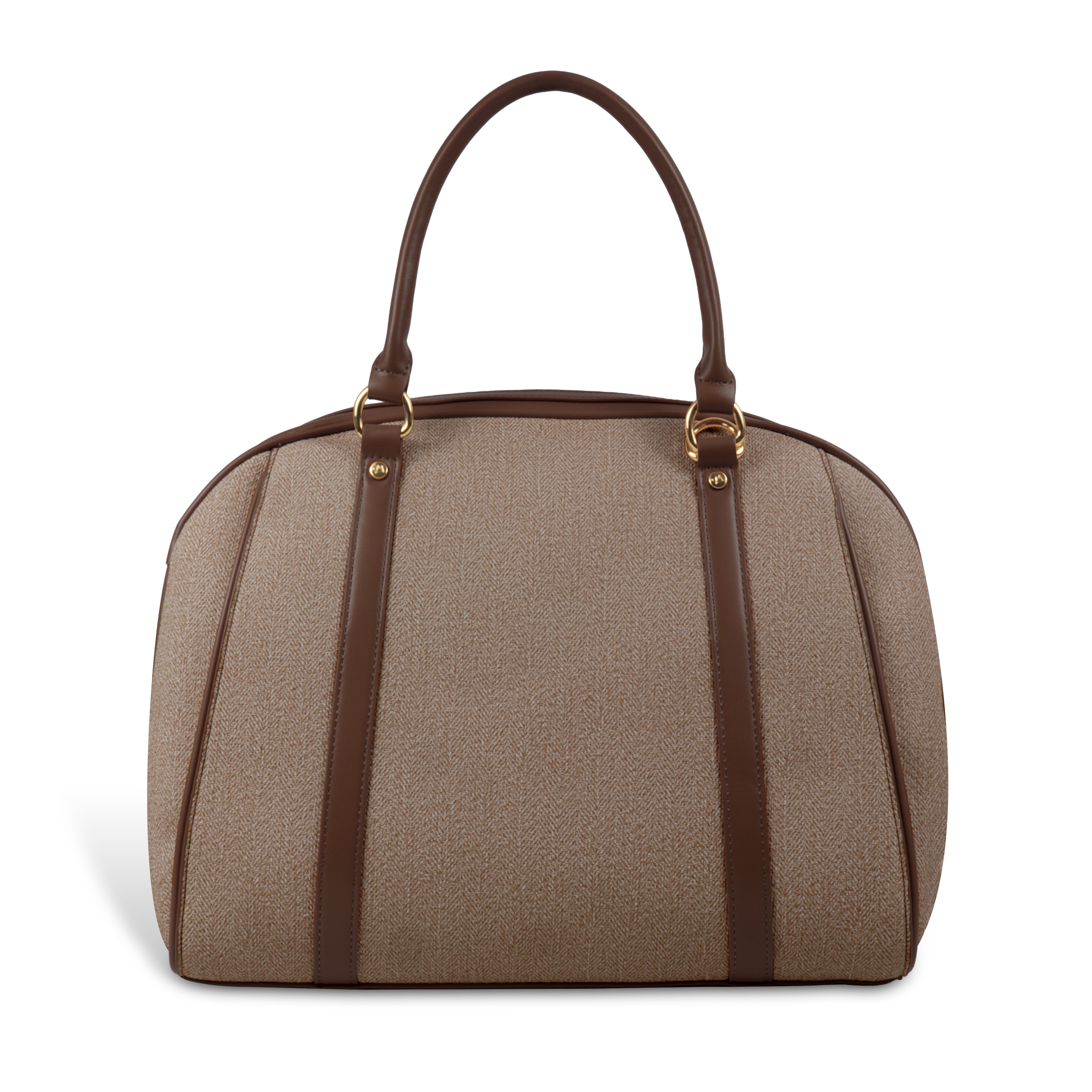 Magnolia Elegant Leatherette Handbag for Women with Detachable Strap