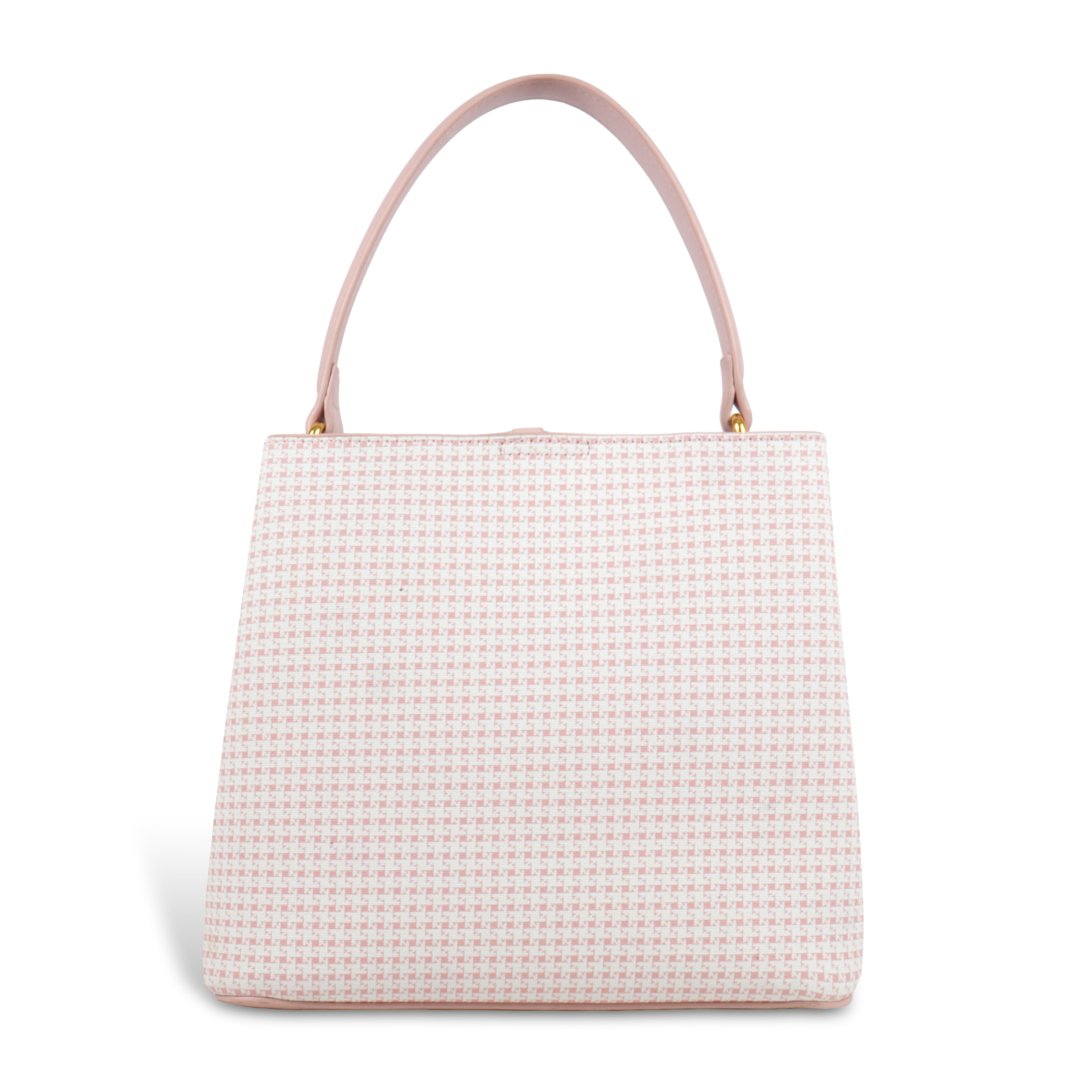 Magnolia Premium Textured Handbag for Women with Detachable Sling Strap