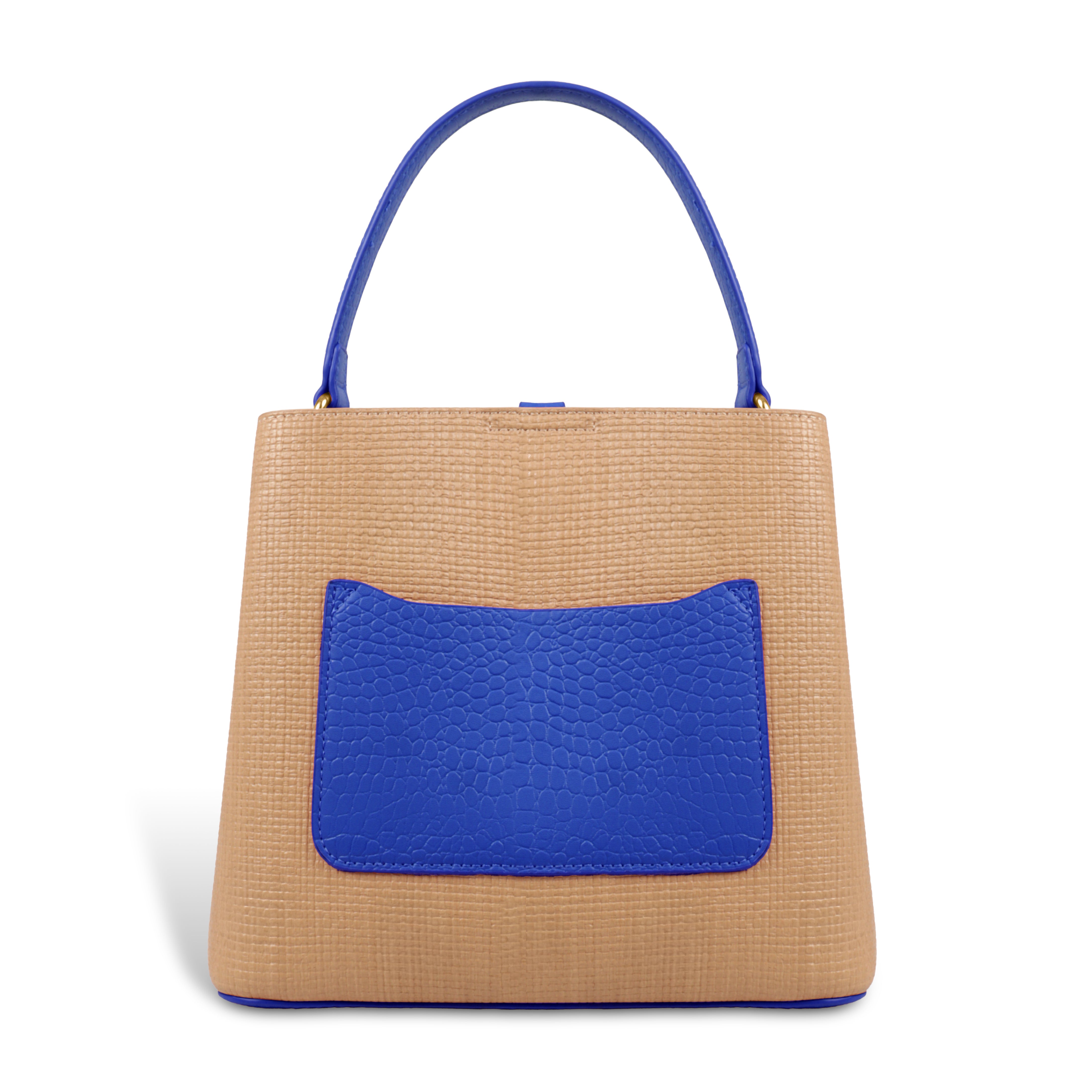 Fashionable Structured Handbag with Dual Handles