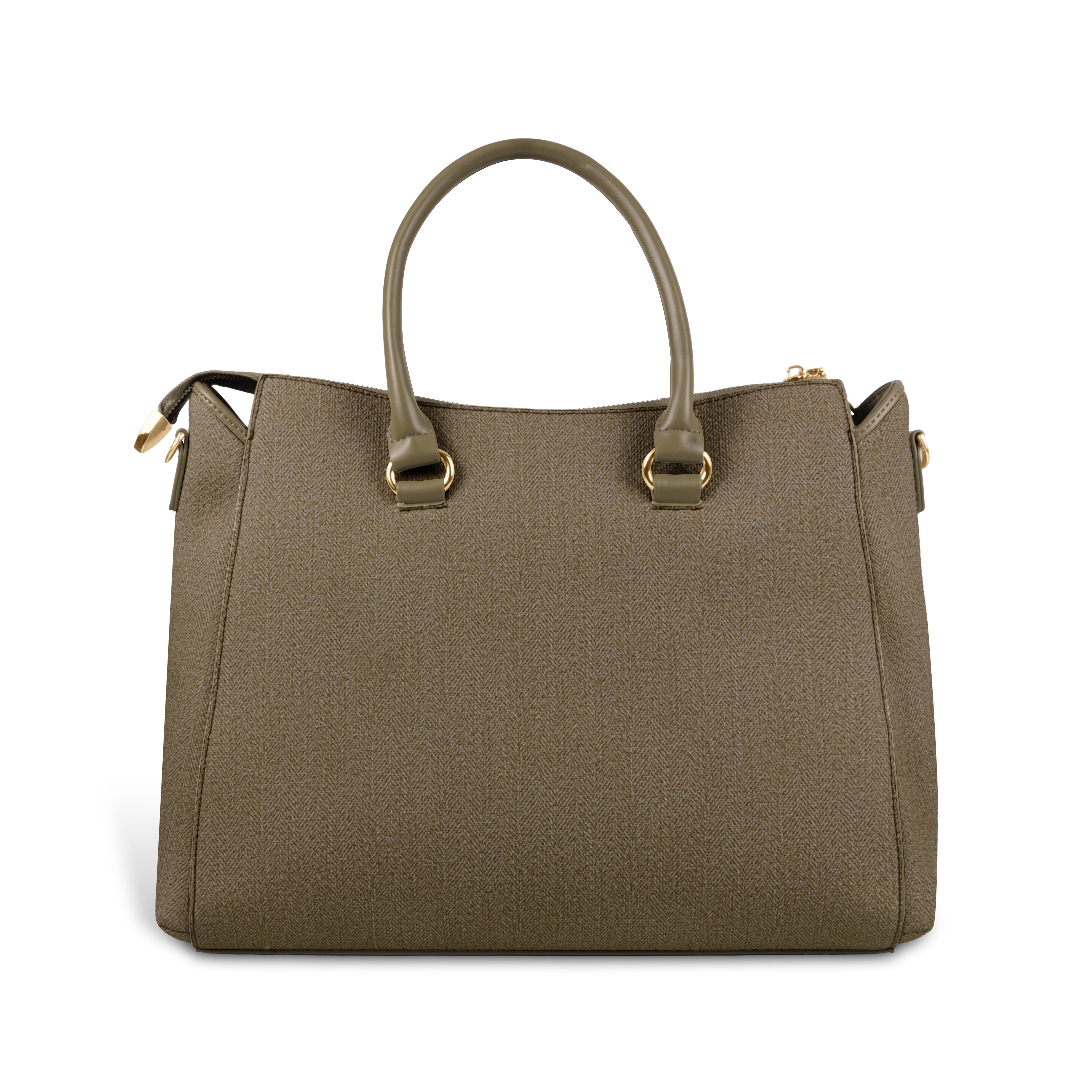 Magnolia Stylish Textured Handbag for Women - Elegant Shoulder Tote with Detachable Strap