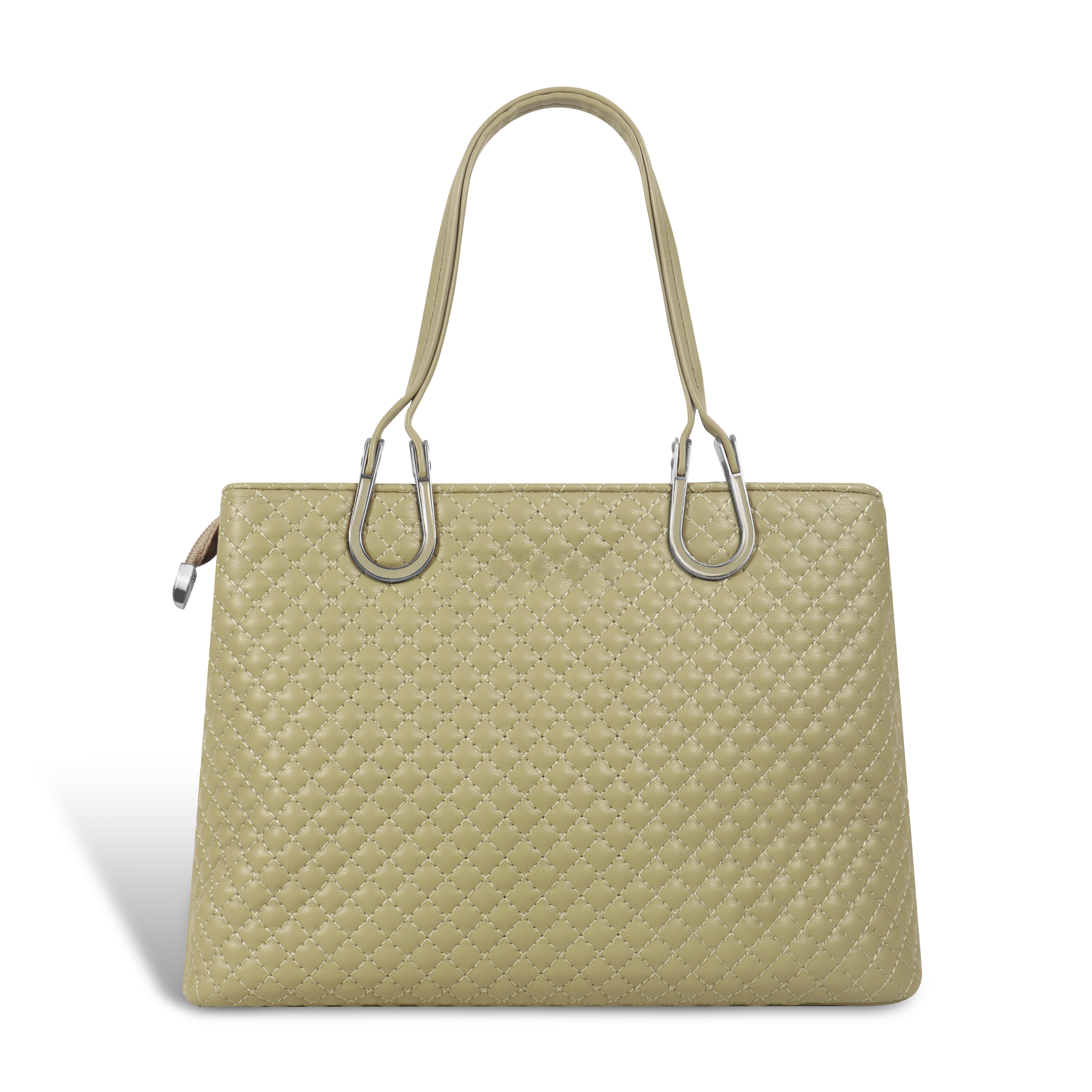 Magnolia Quilted Faux Leather Handbag for Women | 10.5L Elegant Everyday & Office Shoulder Bag