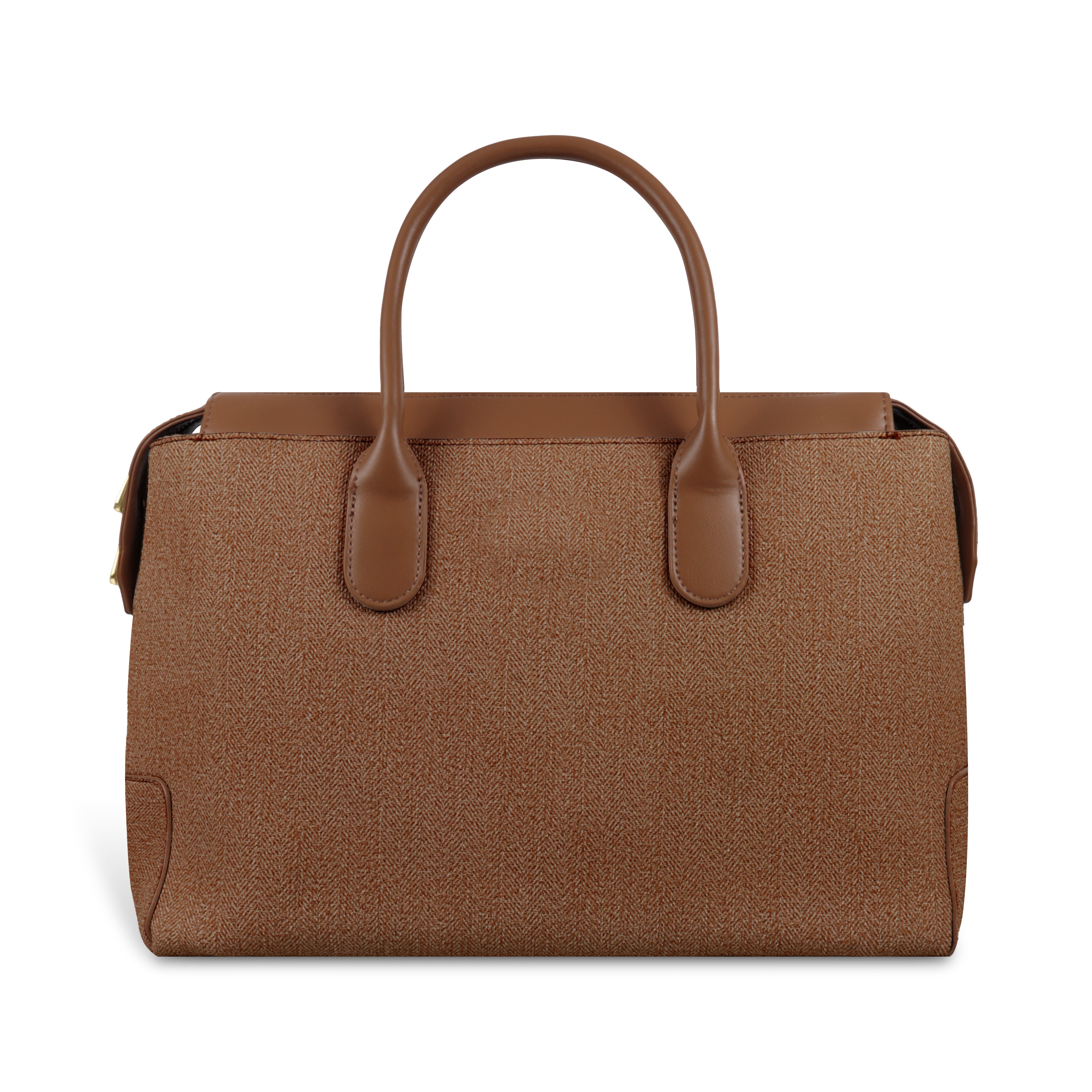 Magnolia Elegant Structured Handbag for Women - Premium Shoulder Tote with Top Handles & Detachable Strap
