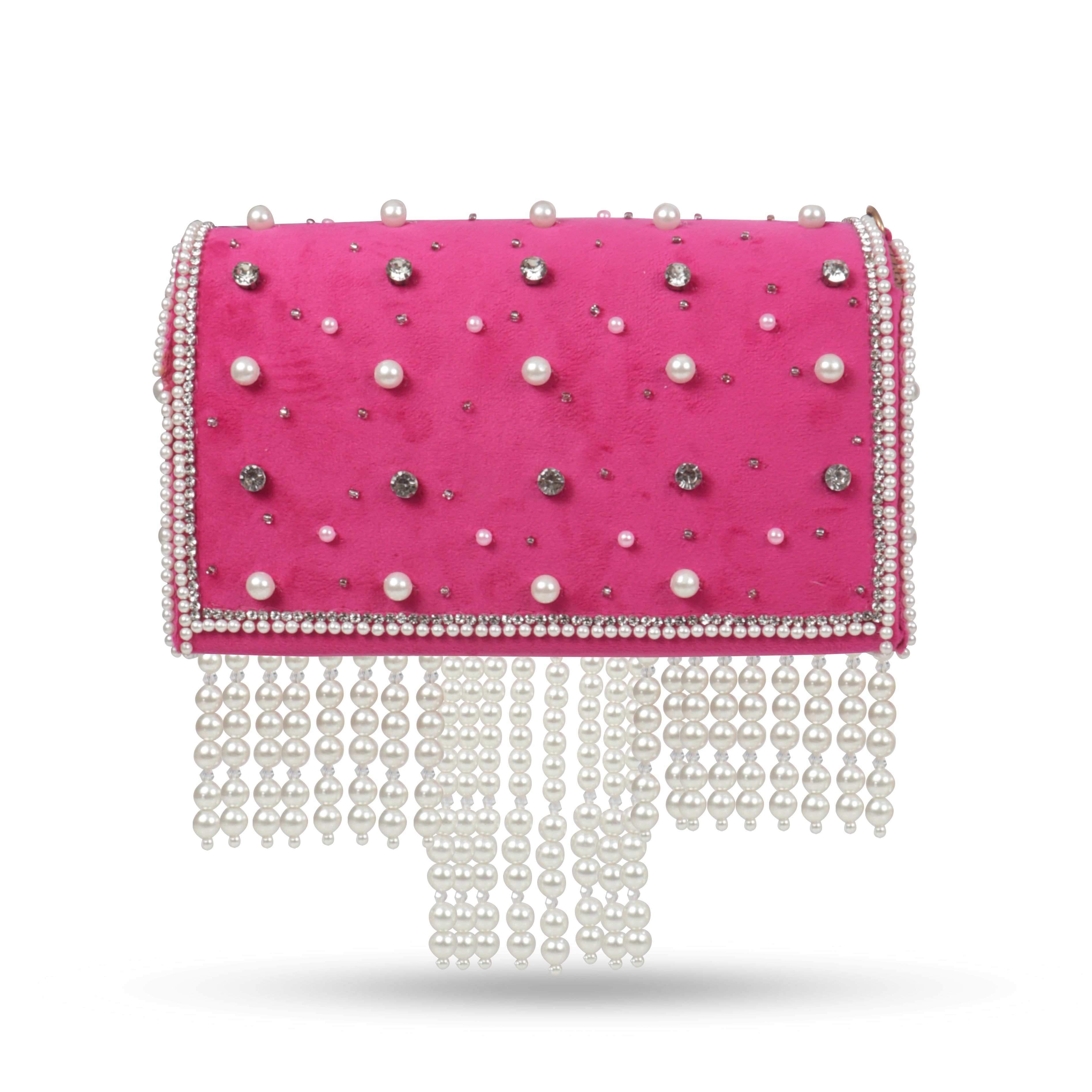 Traditional Potli Style Handbag with Beadwork