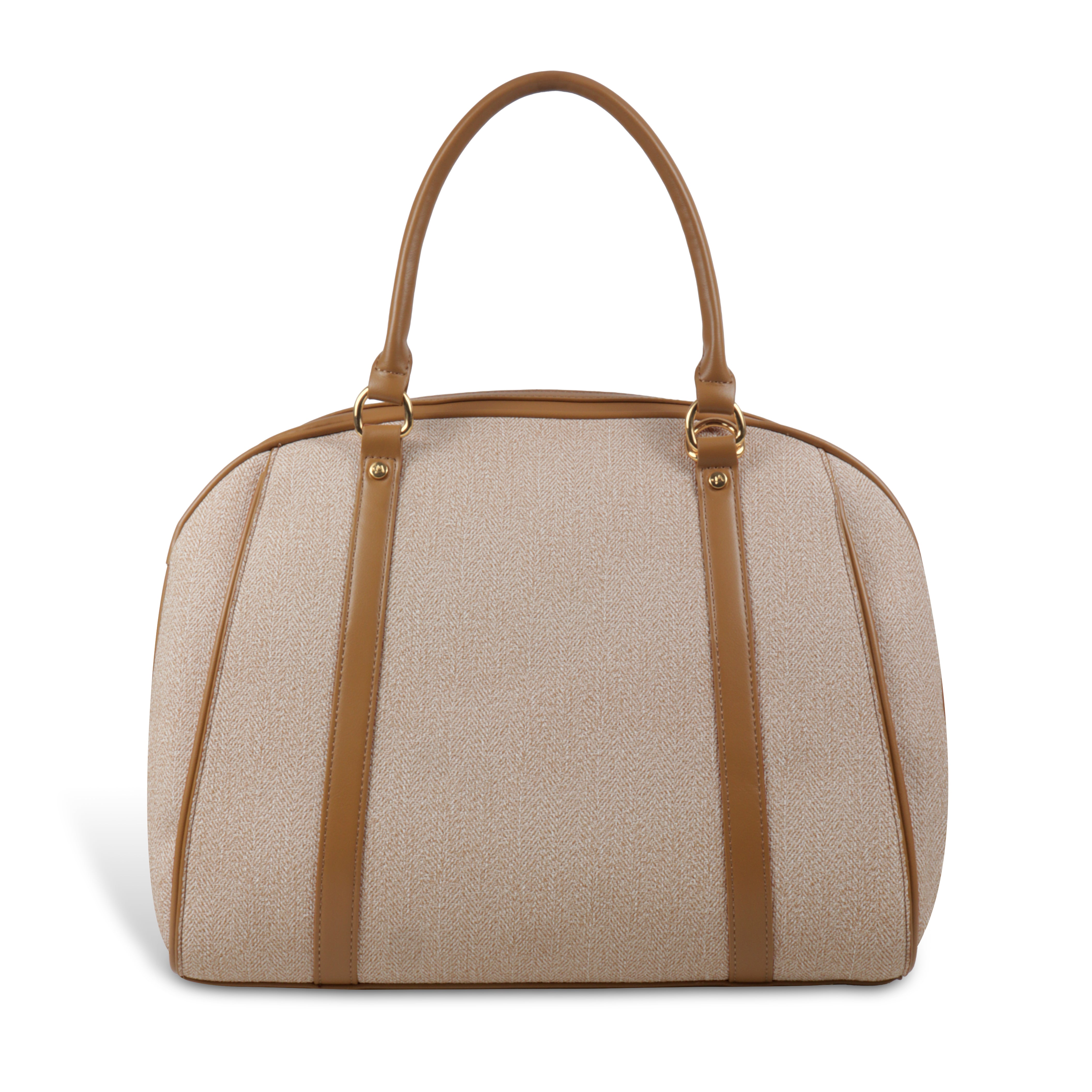 Magnolia Elegant Leatherette Handbag for Women with Detachable Strap