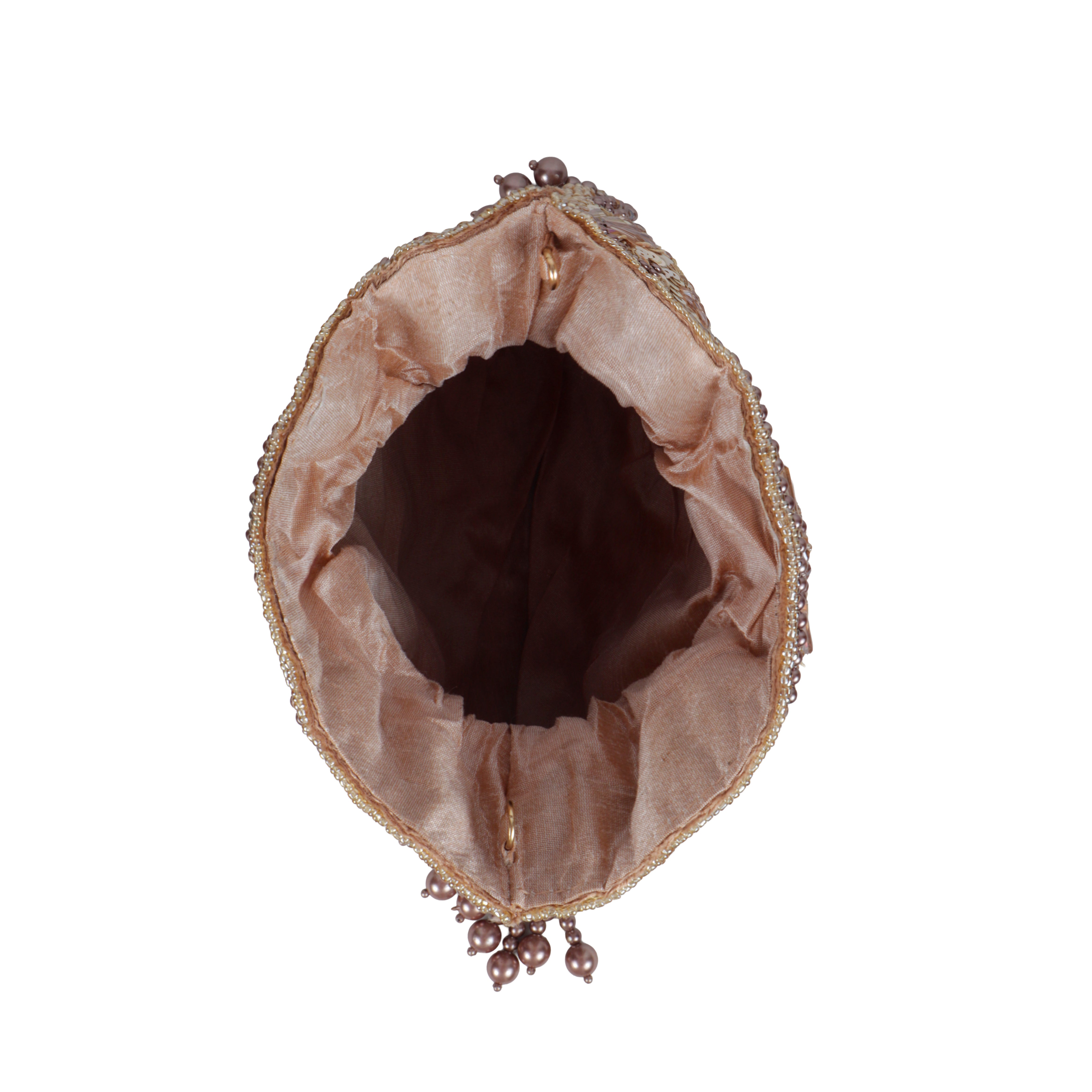 Handmade Pearl & Beaded Designer Clutch Bag – Bridal, Festive & Party Wear