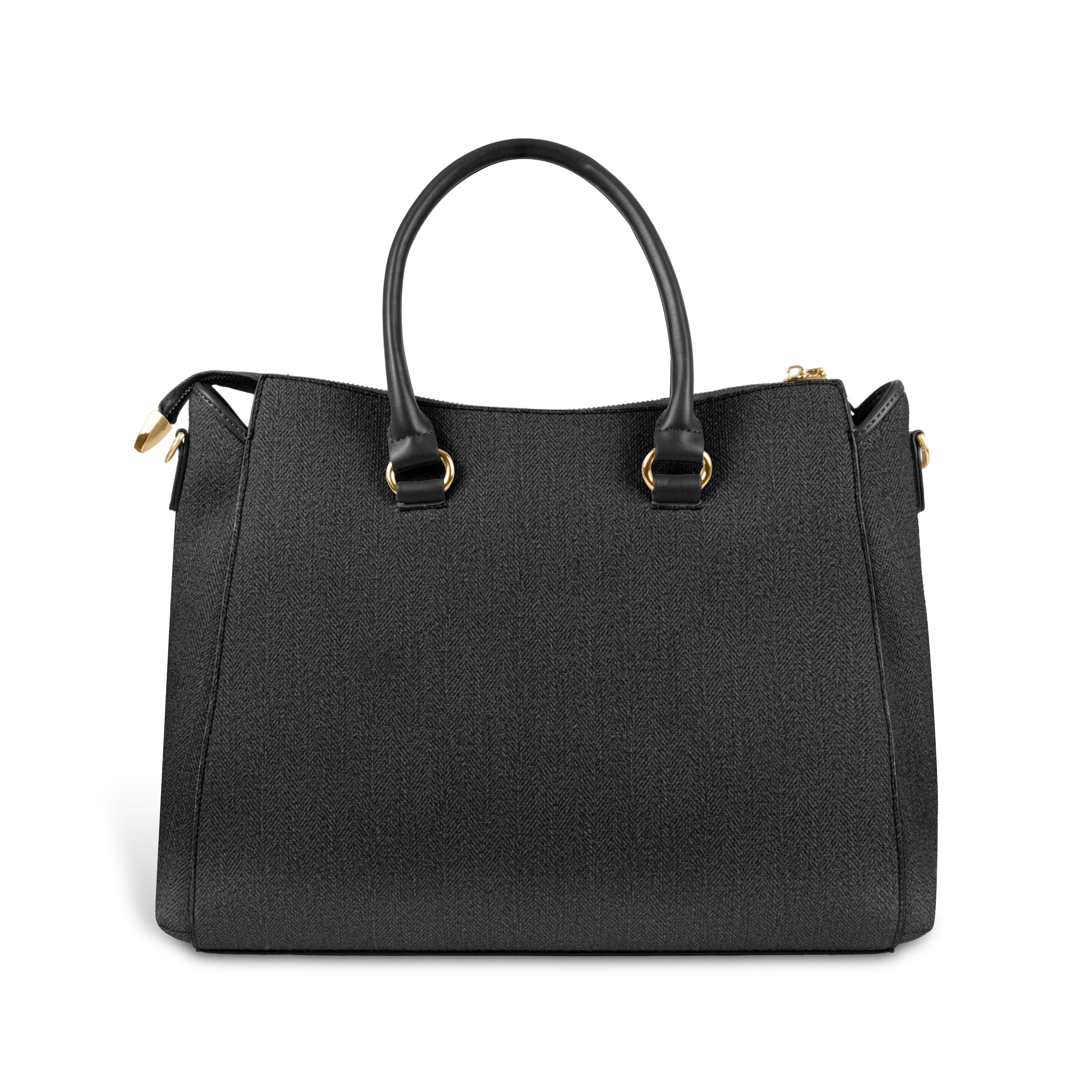 Magnolia Stylish Textured Handbag for Women - Elegant Shoulder Tote with Detachable Strap