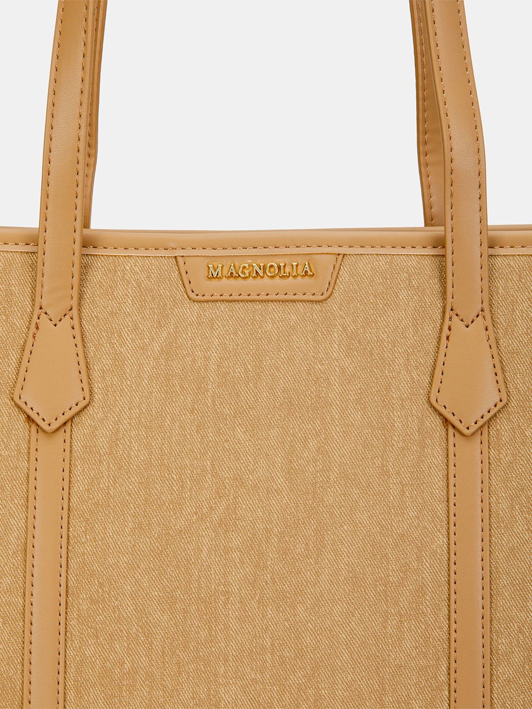 Magnolia Tote Bag – Stylish & Spacious Handbag with PU Leather Straps