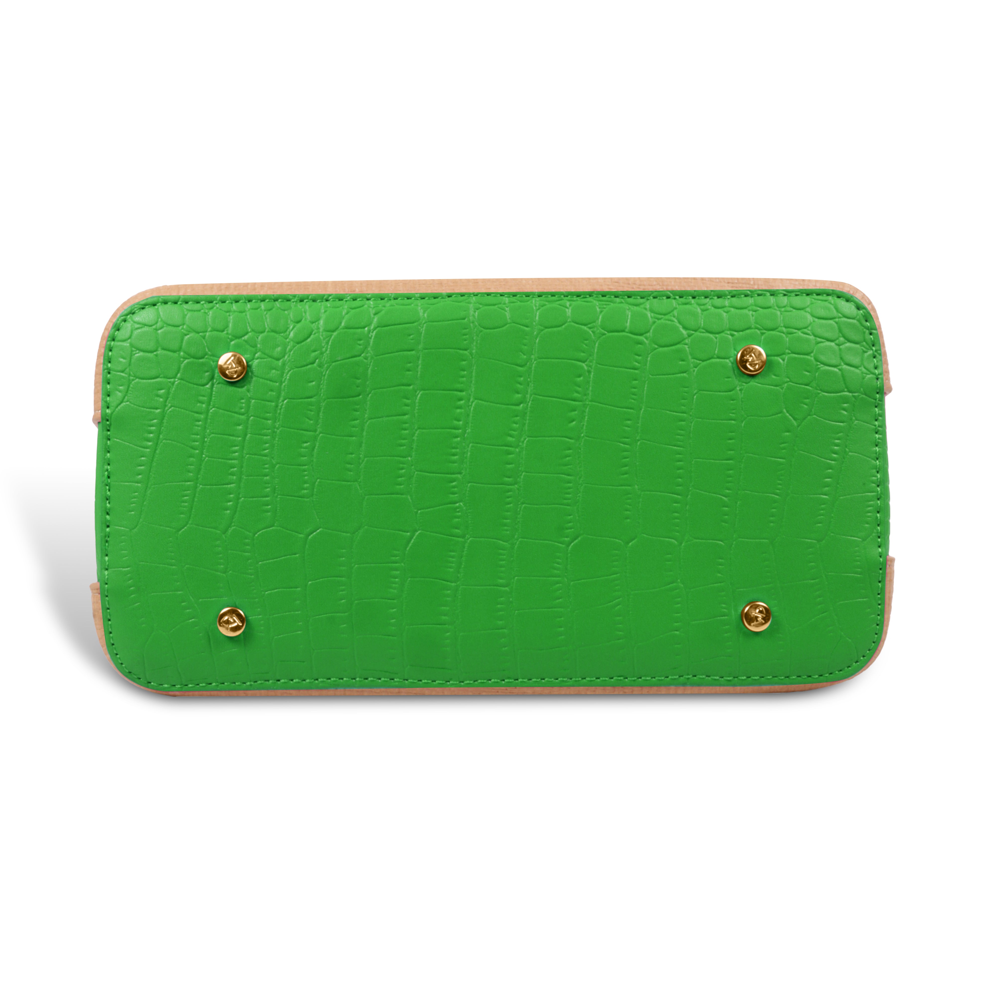 Fashionable Structured Handbag with Dual Handles