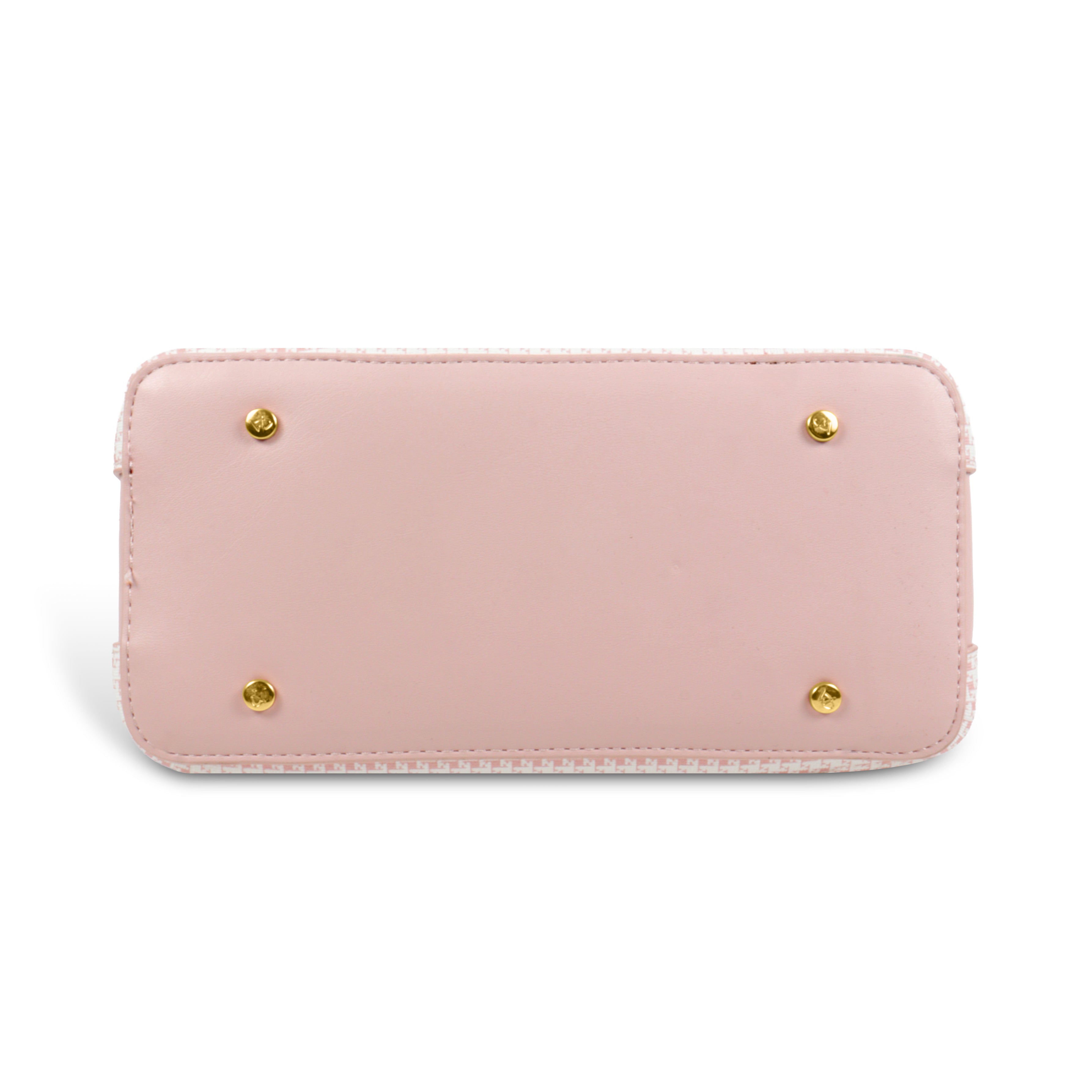 Magnolia Premium Textured Handbag for Women with Detachable Sling Strap