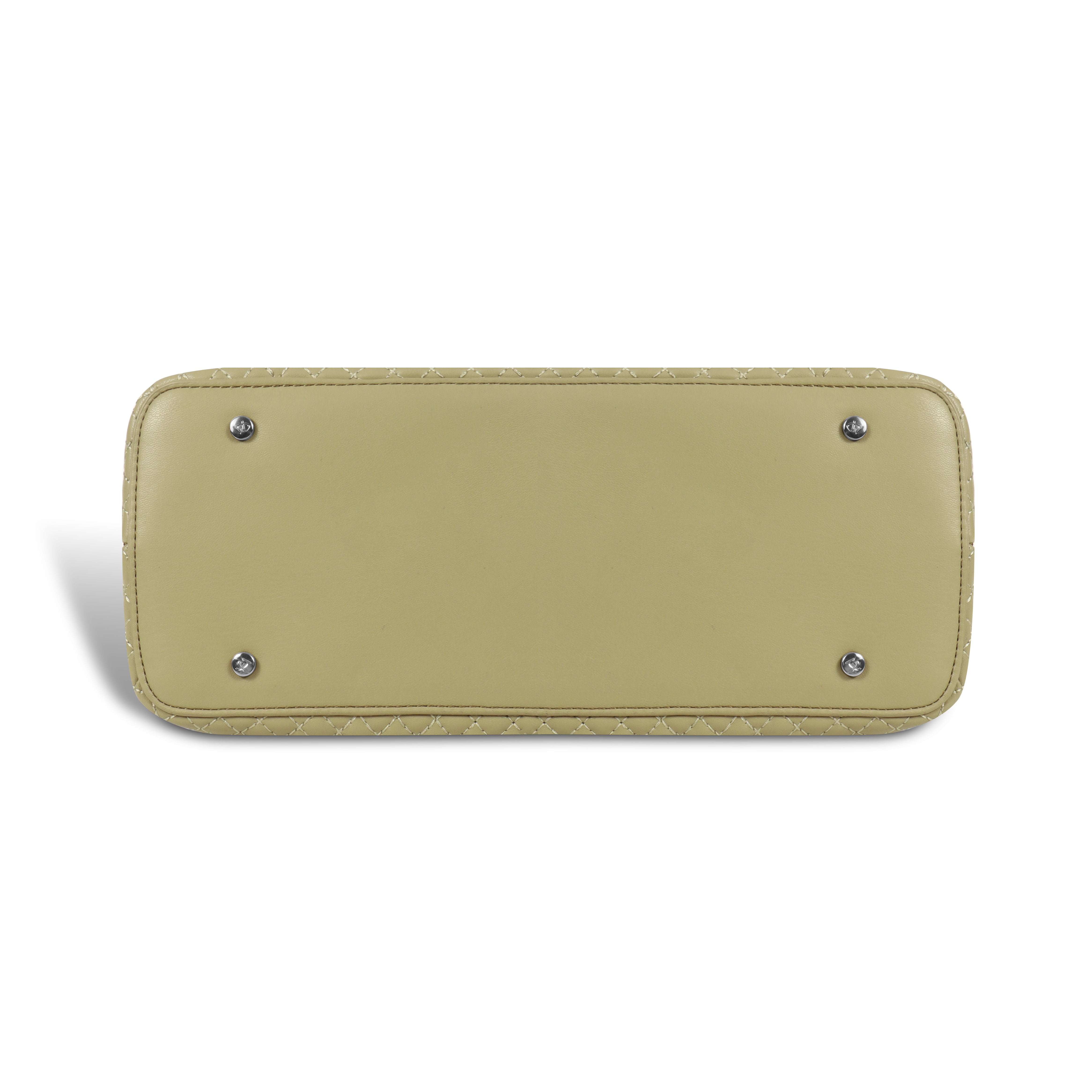 Magnolia Quilted Faux Leather Handbag for Women | 10.5L Elegant Everyday & Office Shoulder Bag