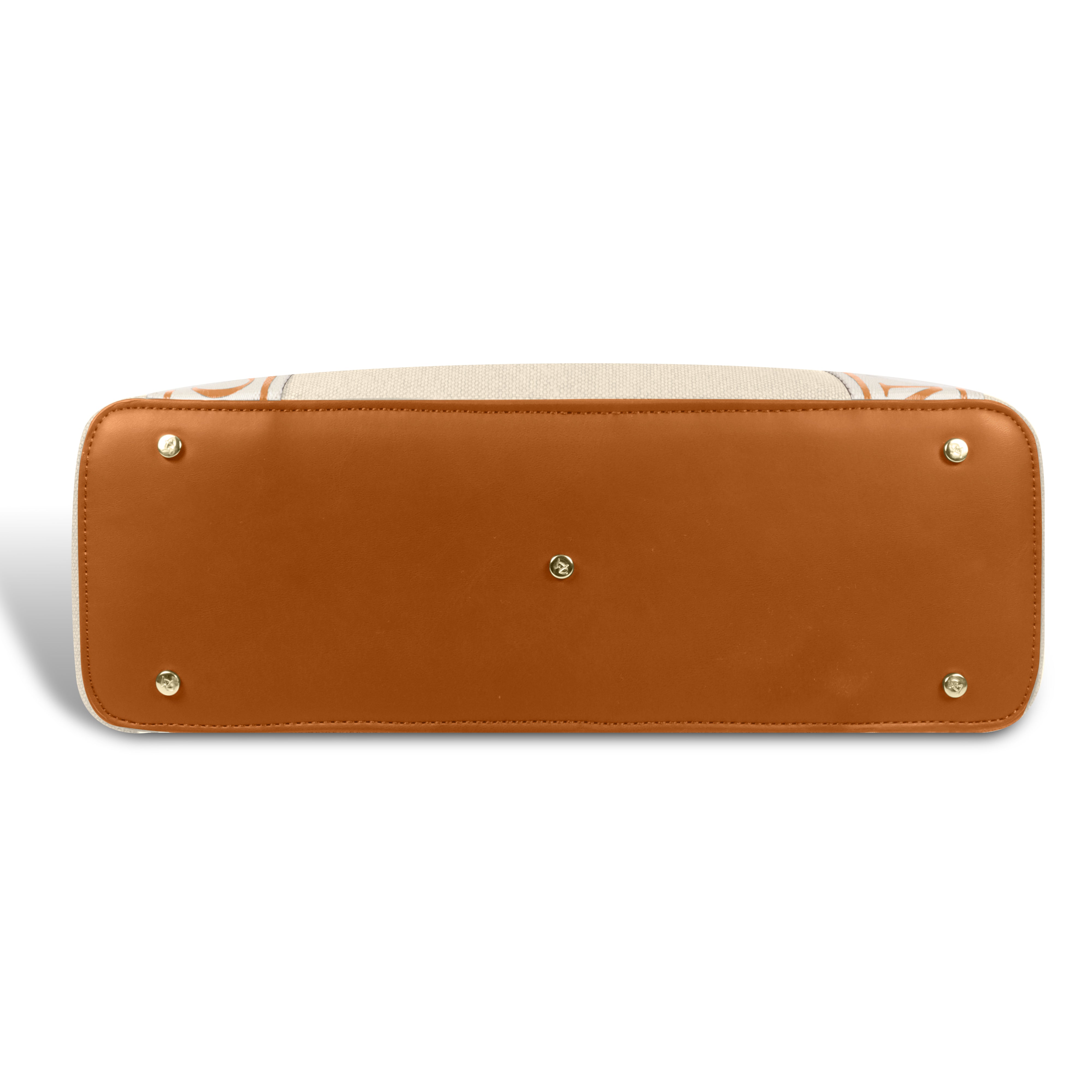 Magnolia® Vegan Leather Tan Handbag – 15L Spacious Tote for Everyday & Work Use